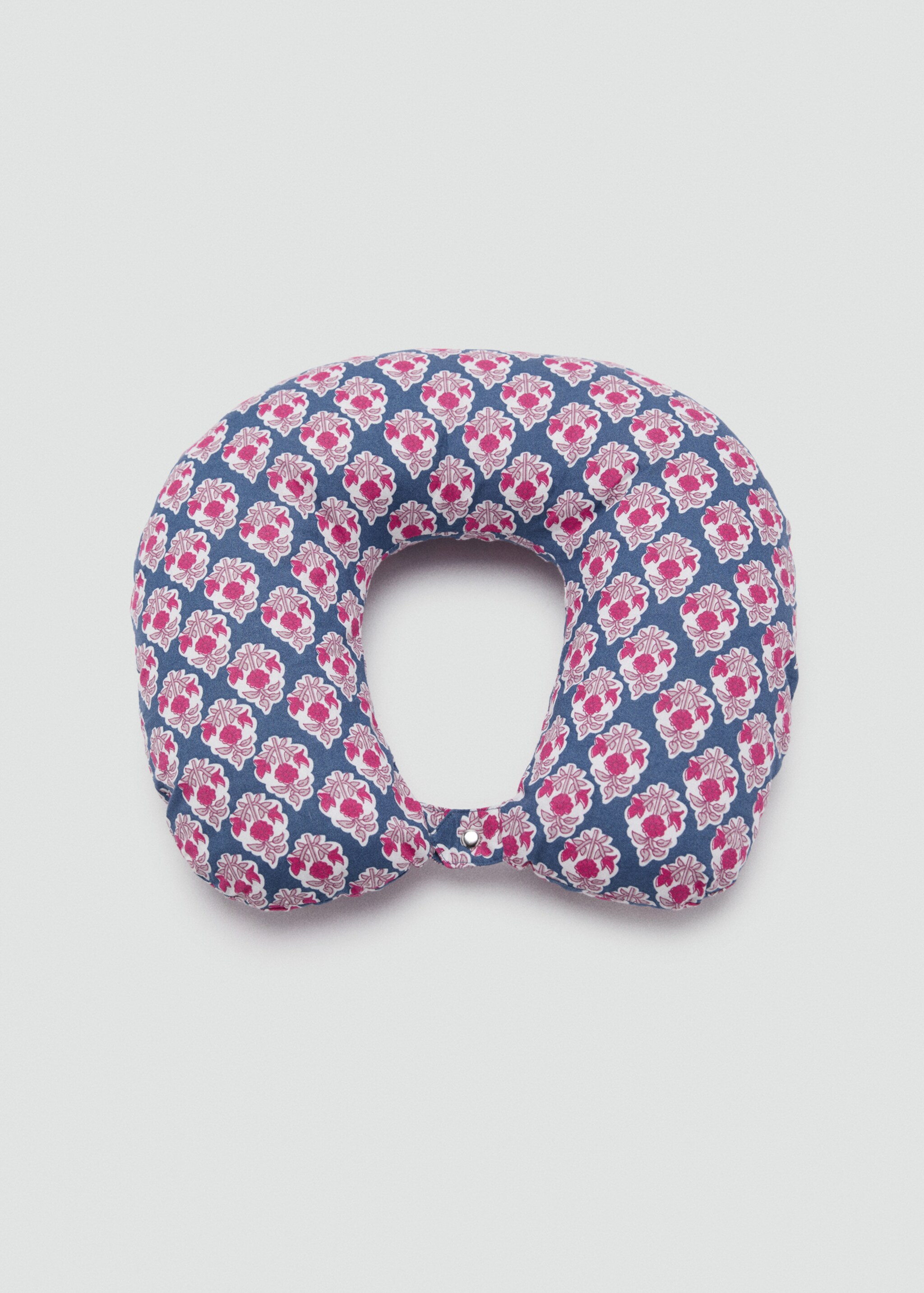 Almohada viaje estampada - Artículo sin modelo, Azul. Ref: 87077184-00.