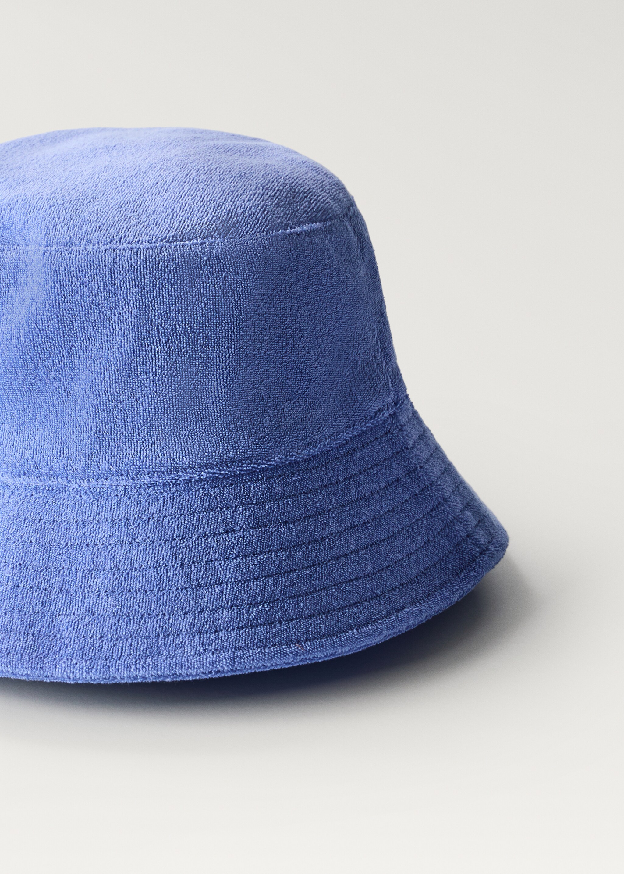 Gorra bucket efecte tovallola - Pla mig, Blau. Ref: 87077189-00.