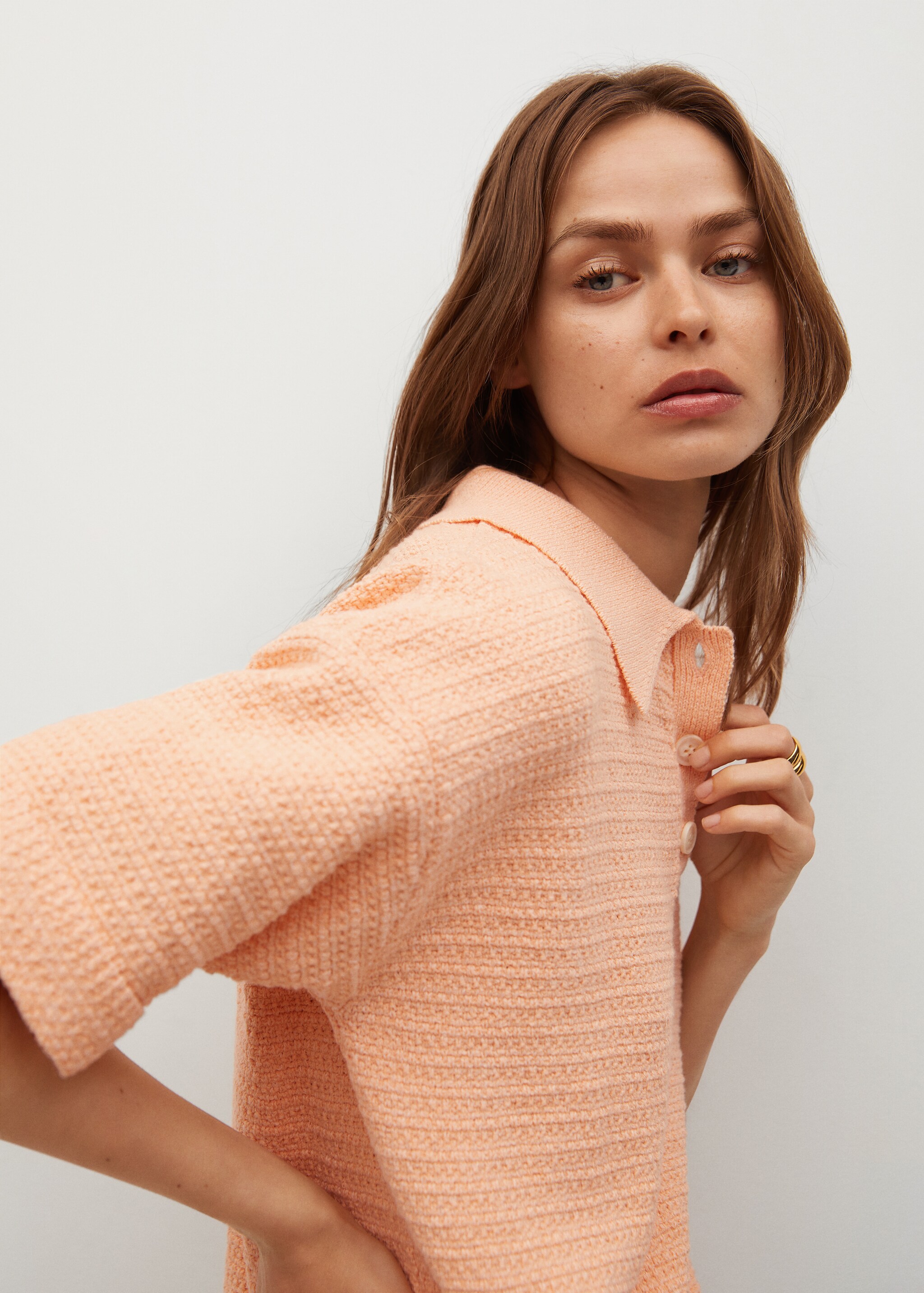 Vestido punto estilo polo - Detalle del artículo 1