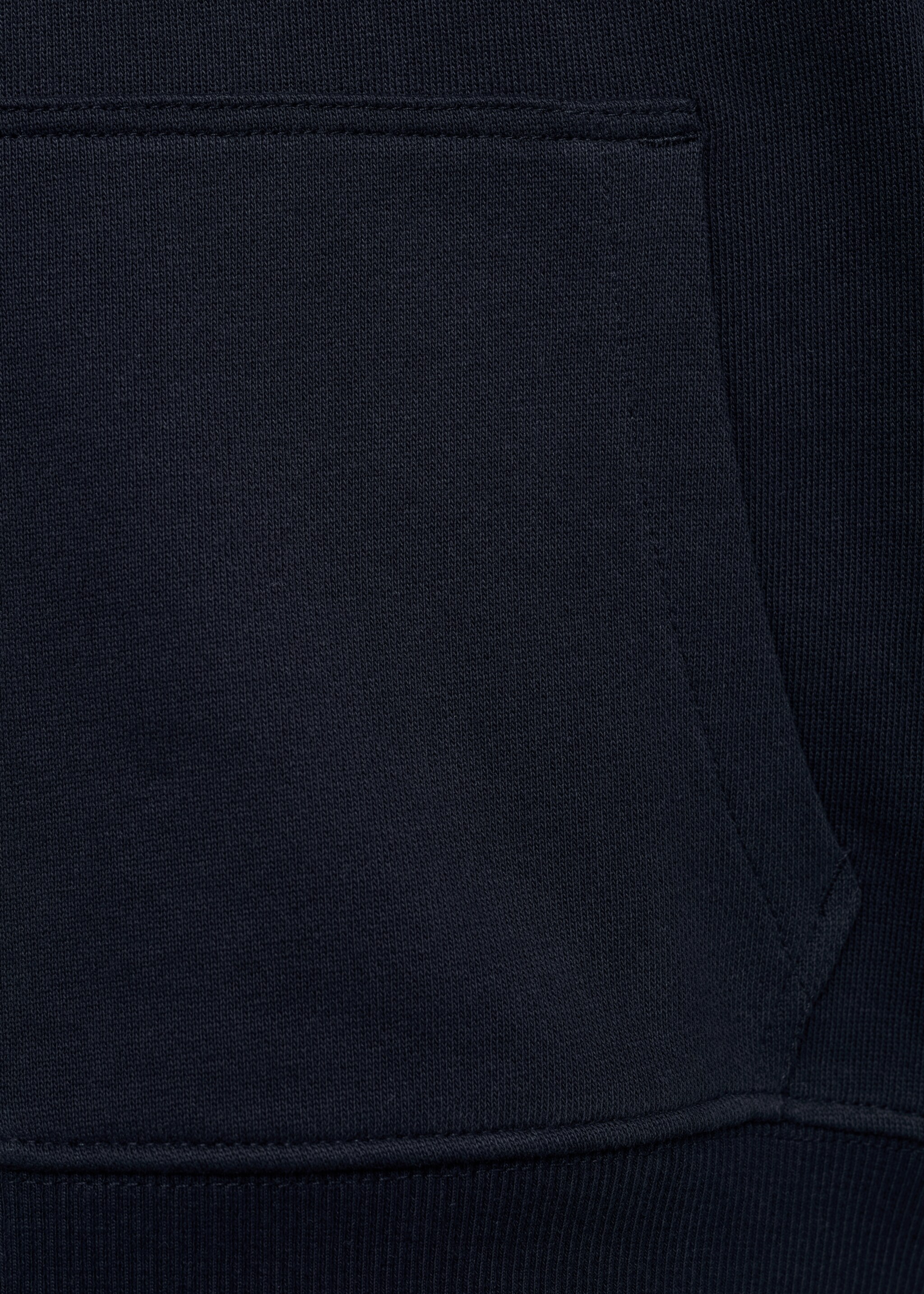 Zipped hoodie - Details of the article 0, Navy. Ref: 87077702-00.