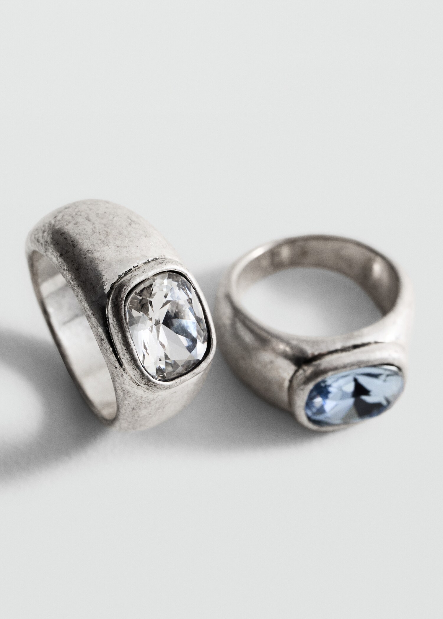 Crystal rings set - Medium plane