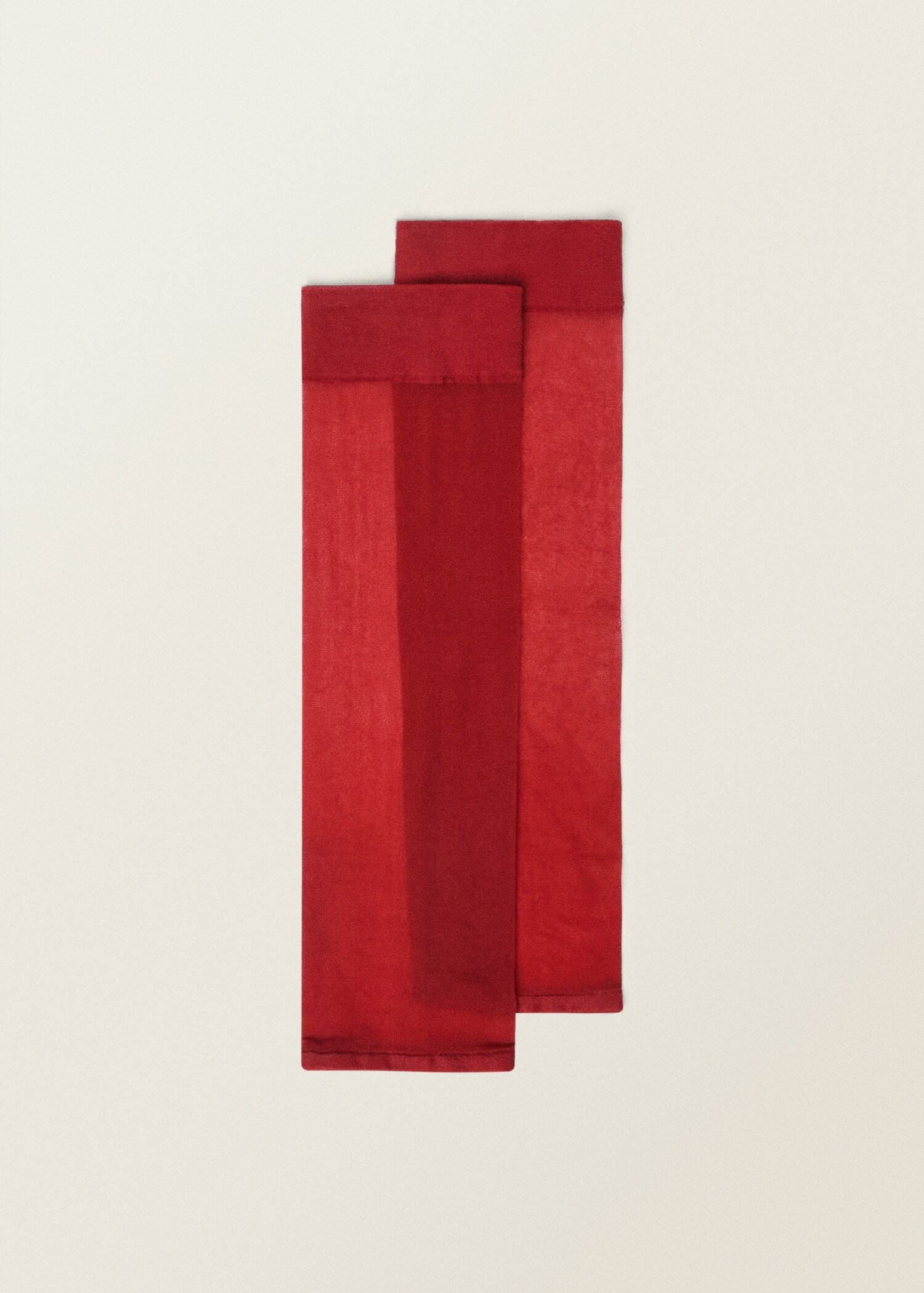 Thin veiled socks with opening - Article without model