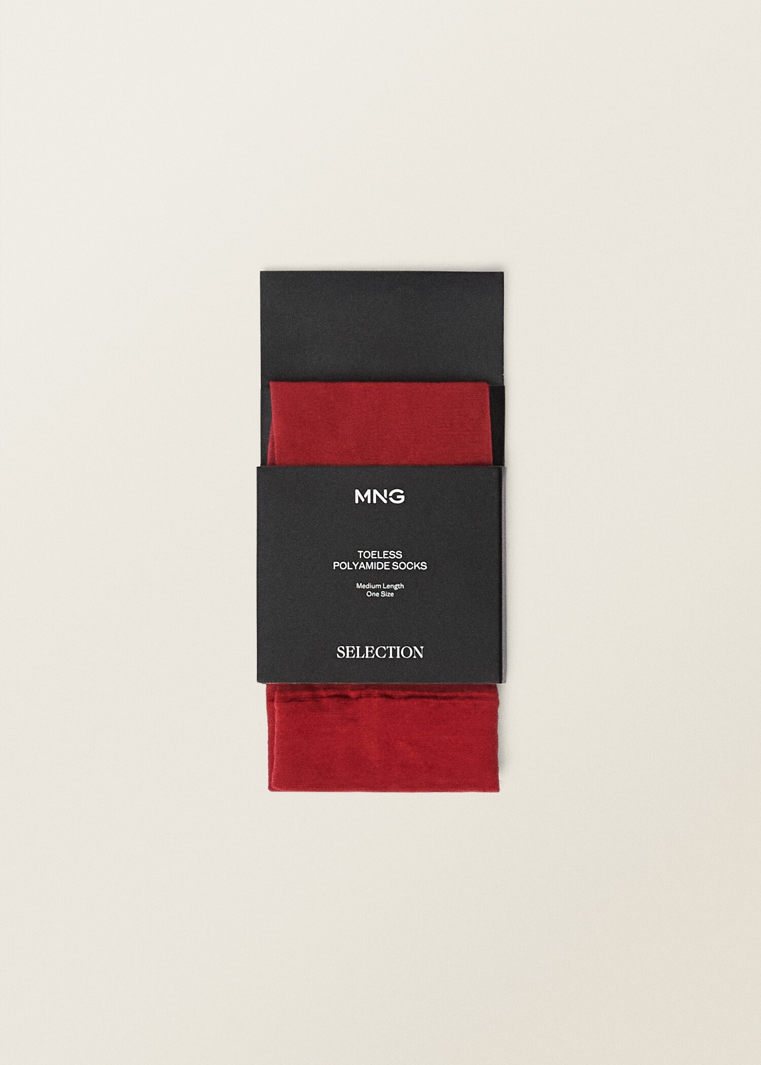 Thin veiled socks with opening - Details of the article 2