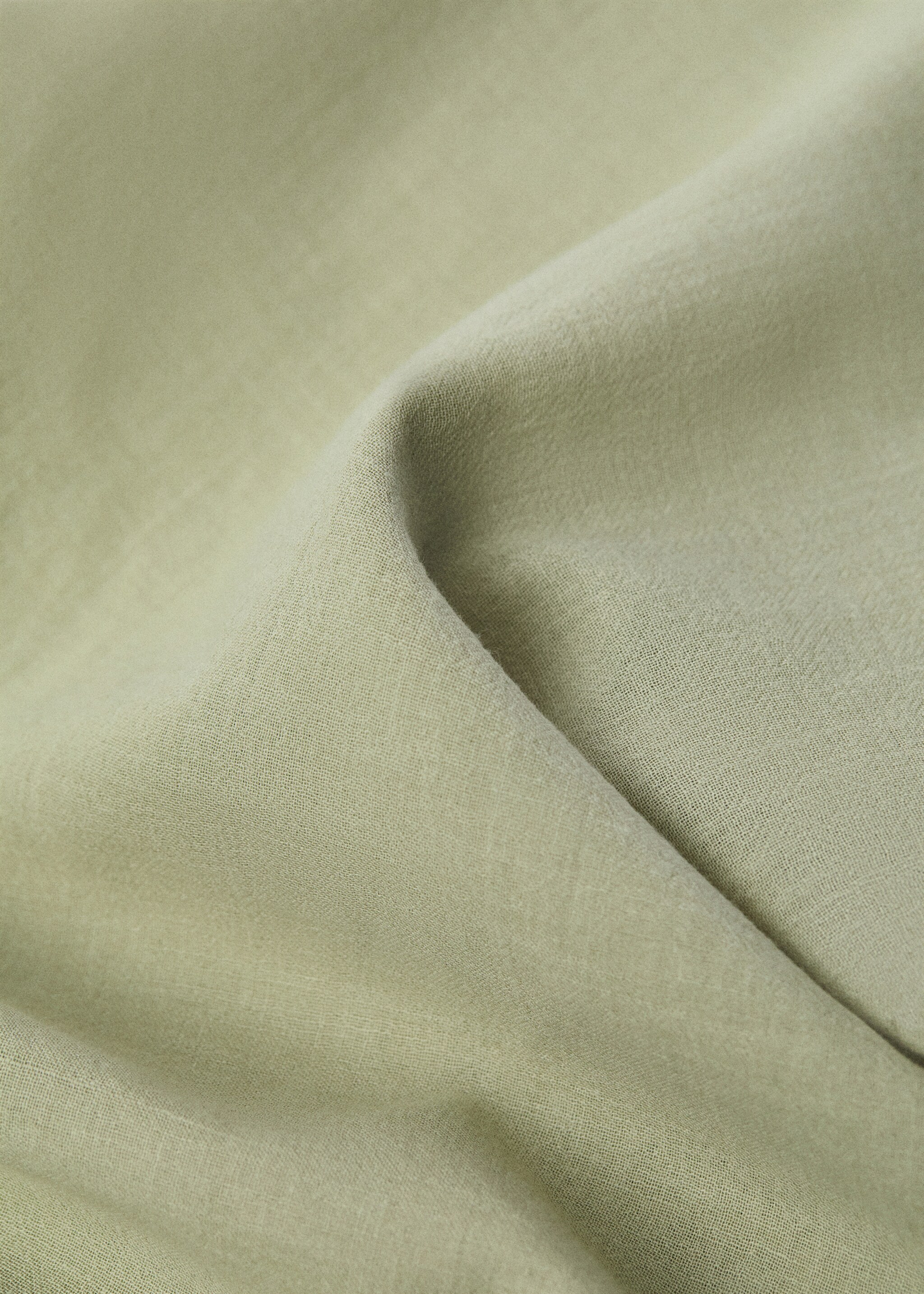 Mocador cotó llis - Pla mig, Verd pastel. Ref: 87077716-00.