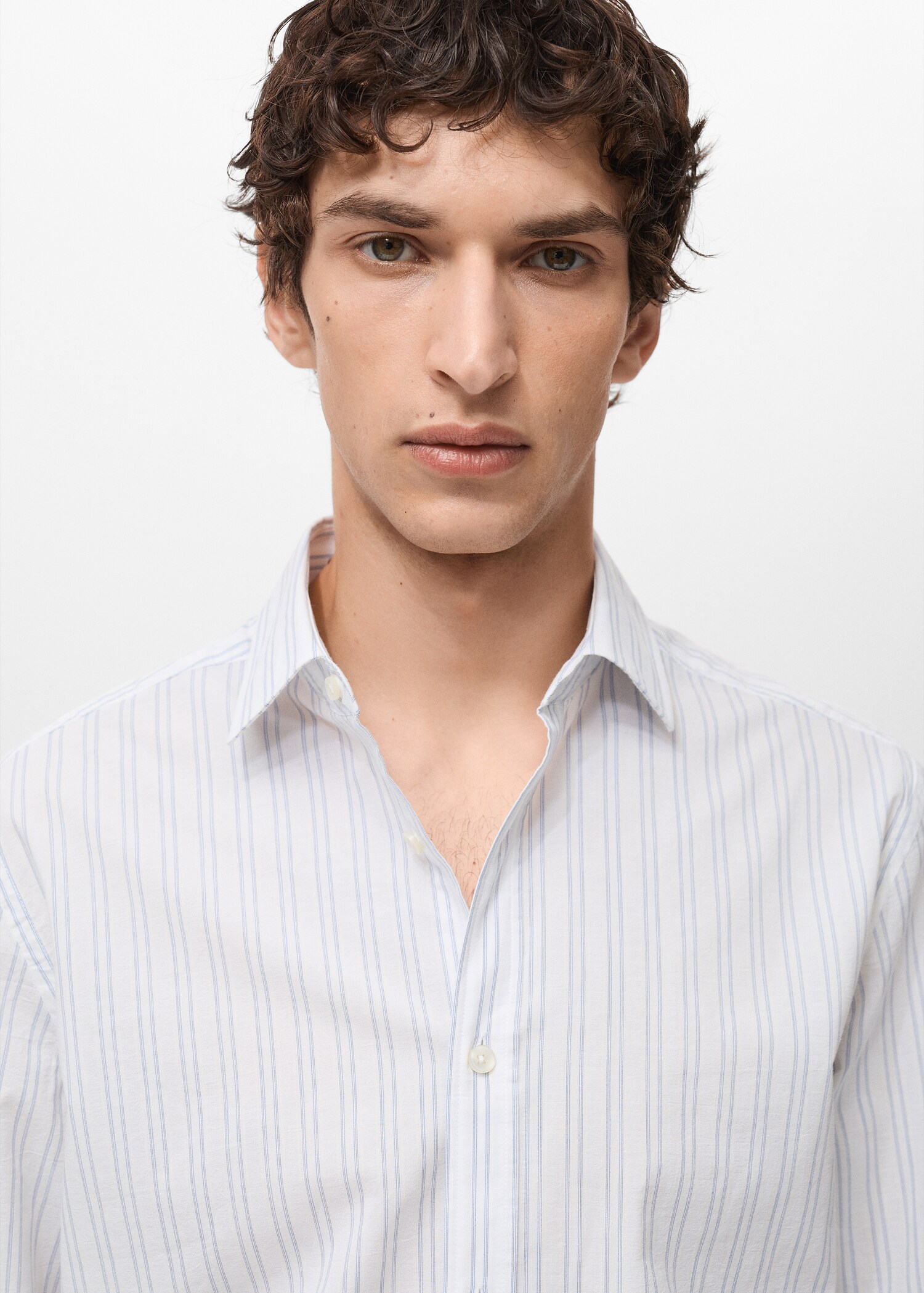 Regular fit prugasta košulja od 100 % pamuka - Detalji artikla 1