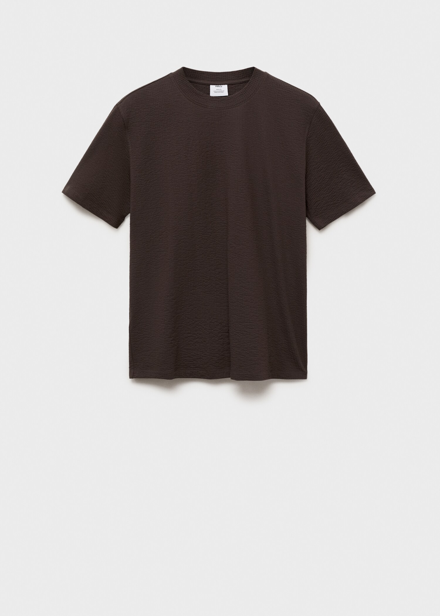 T-Shirt aus Seersucker-Baumwolle - Artikel ohne Model