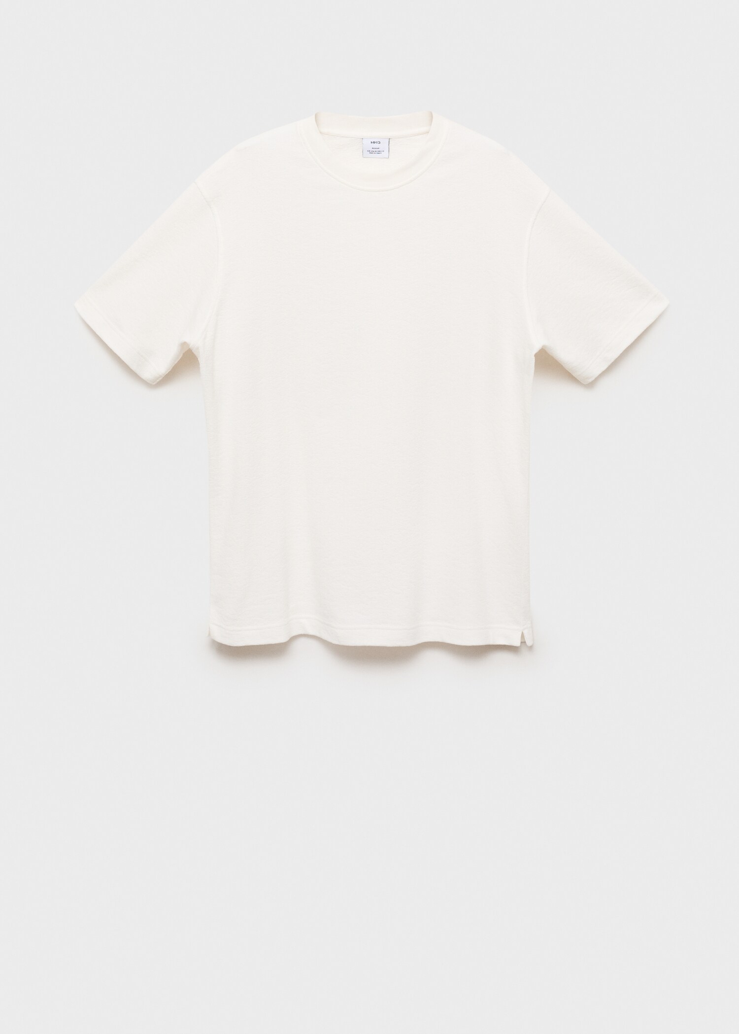 Structured relaxed-fit t-shirt - Article without model