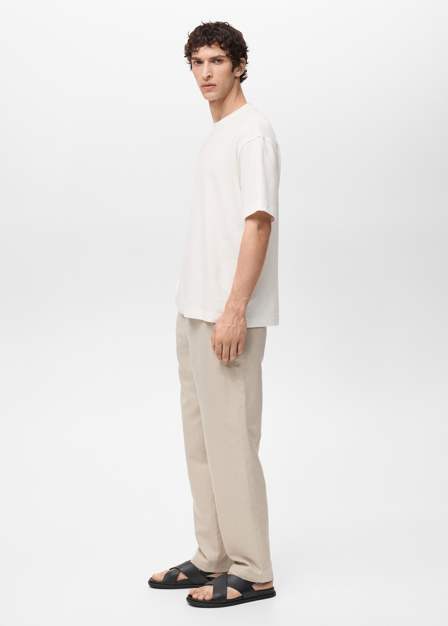 Structured relaxed-fit t-shirt - Details of the article 2