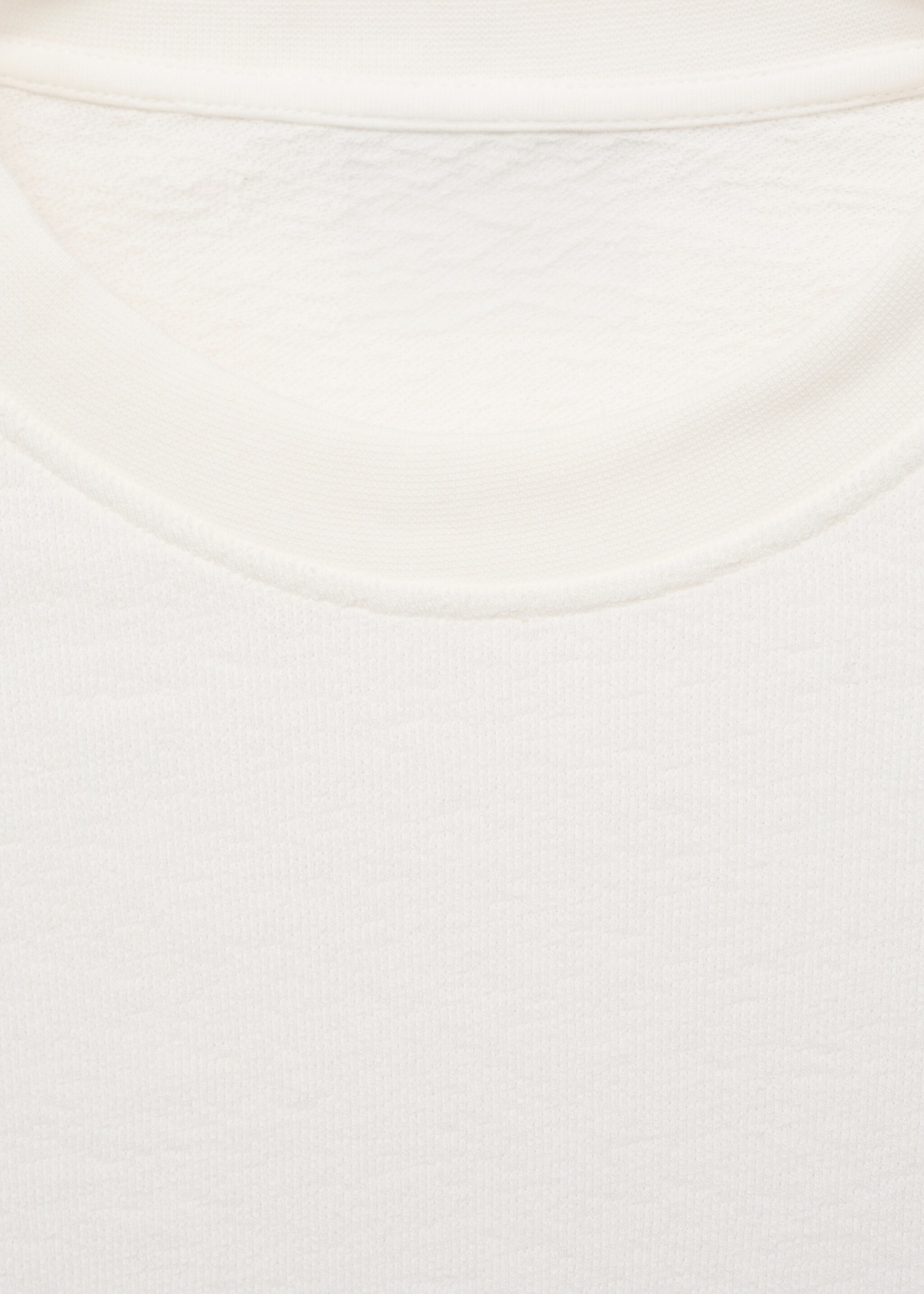 Structured relaxed-fit t-shirt - Details of the article 8, Ecru. Ref: 87077901-00.