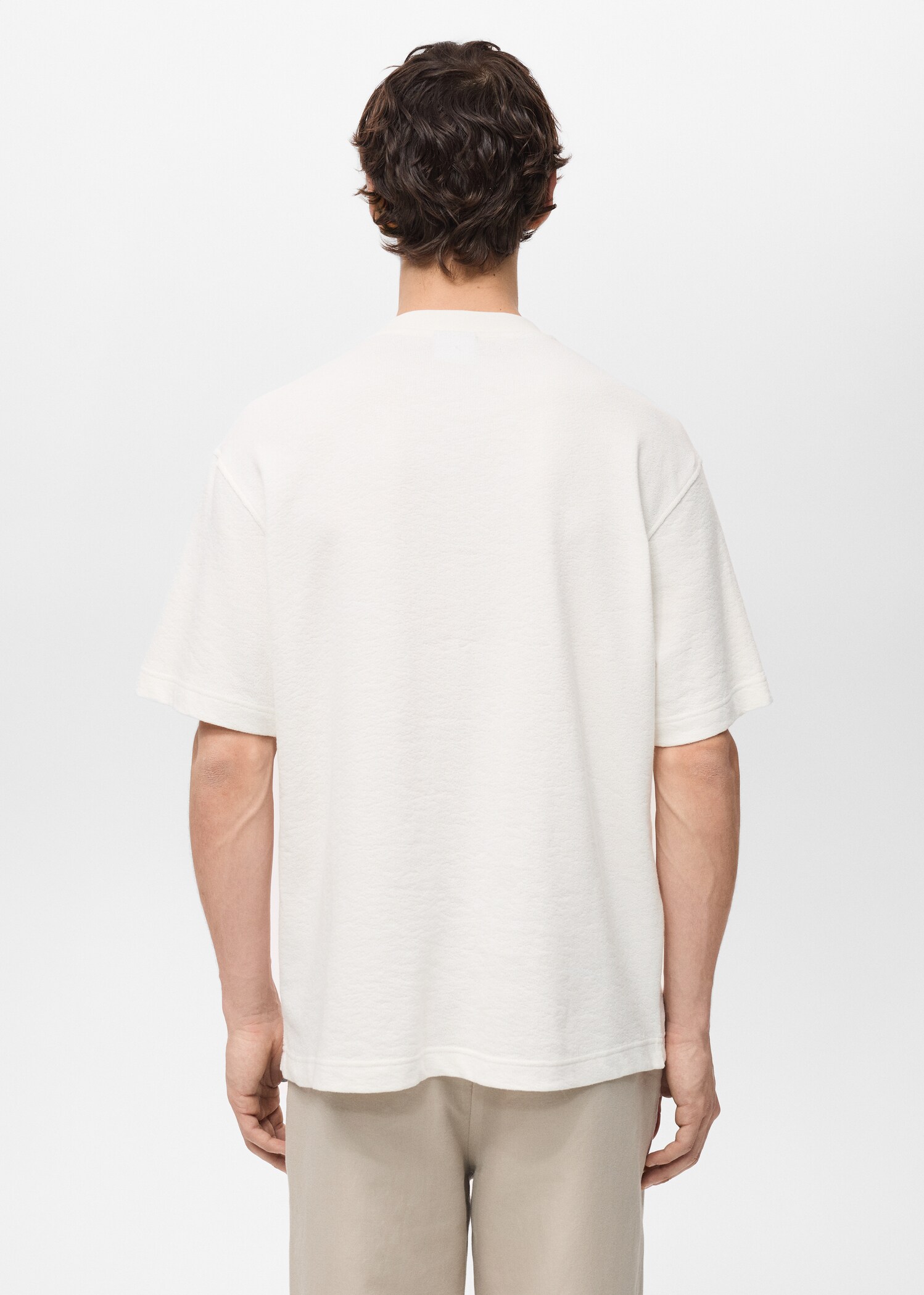 Structured relaxed-fit t-shirt - Reverse of the article