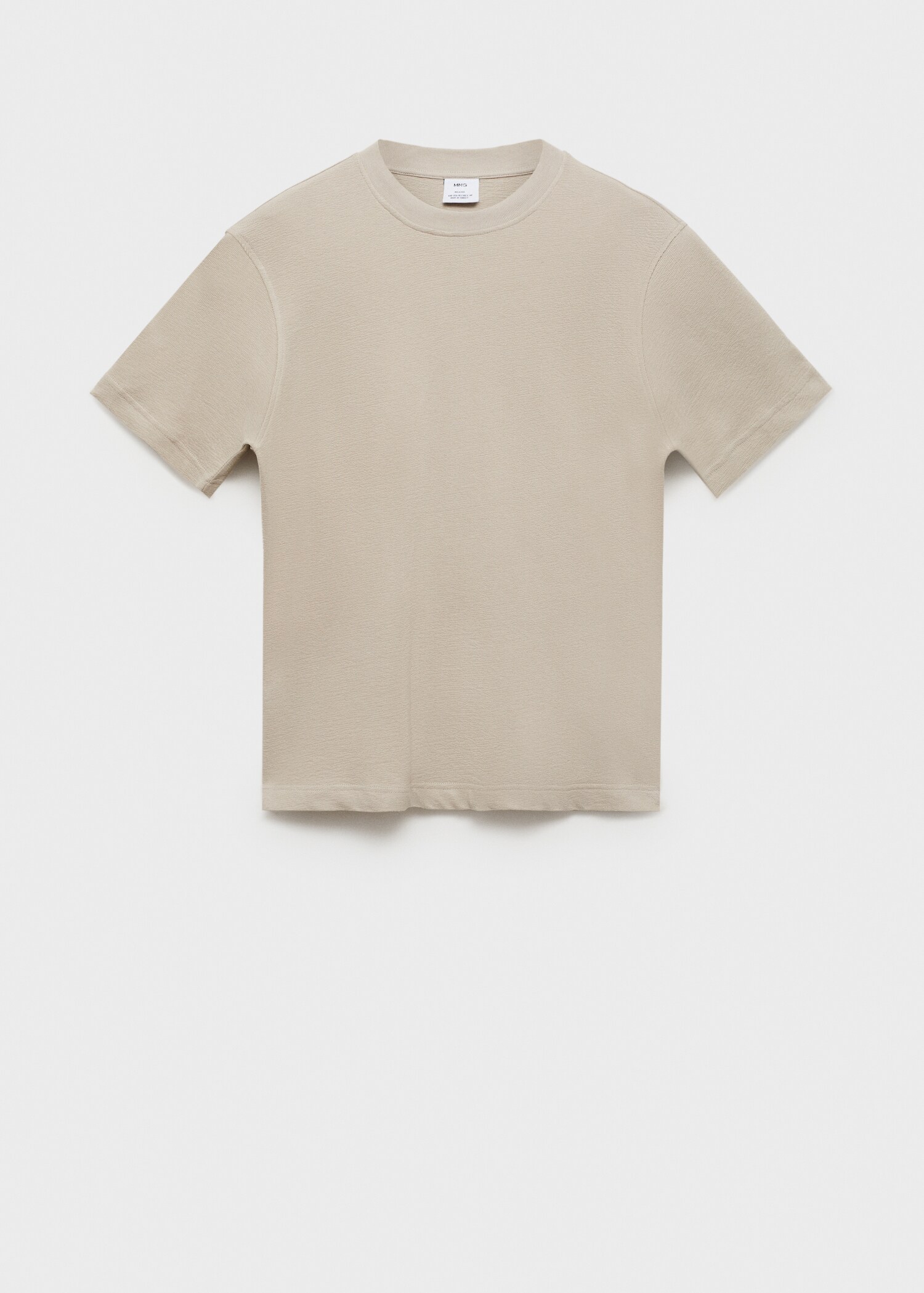 Structured relaxed-fit t-shirt - Article without model