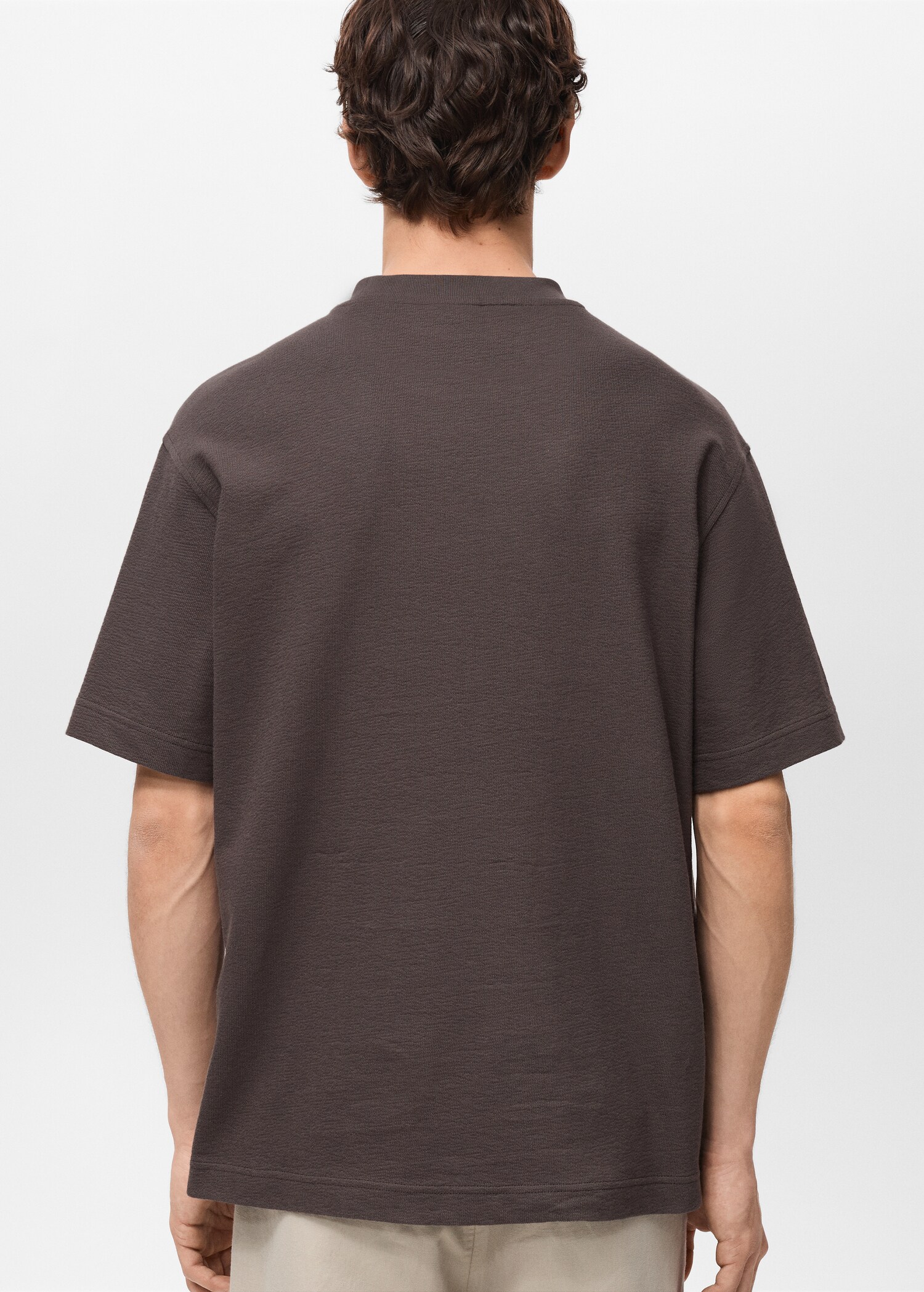 Structured relaxed-fit t-shirt - Reverse of the article