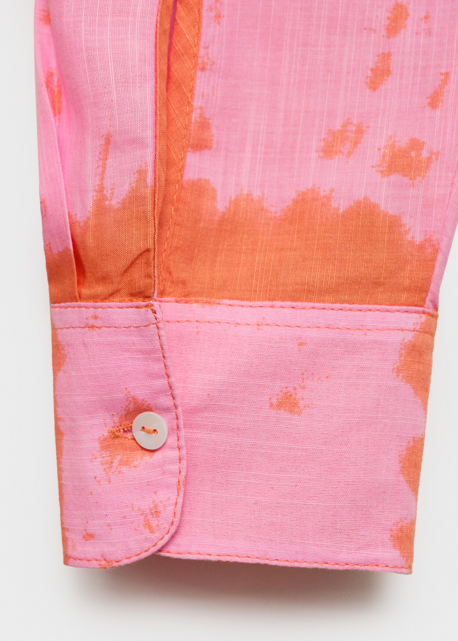 Πουκάμισο oversize εμπριμέ - Λεπτομέρεια του προϊόντος 0