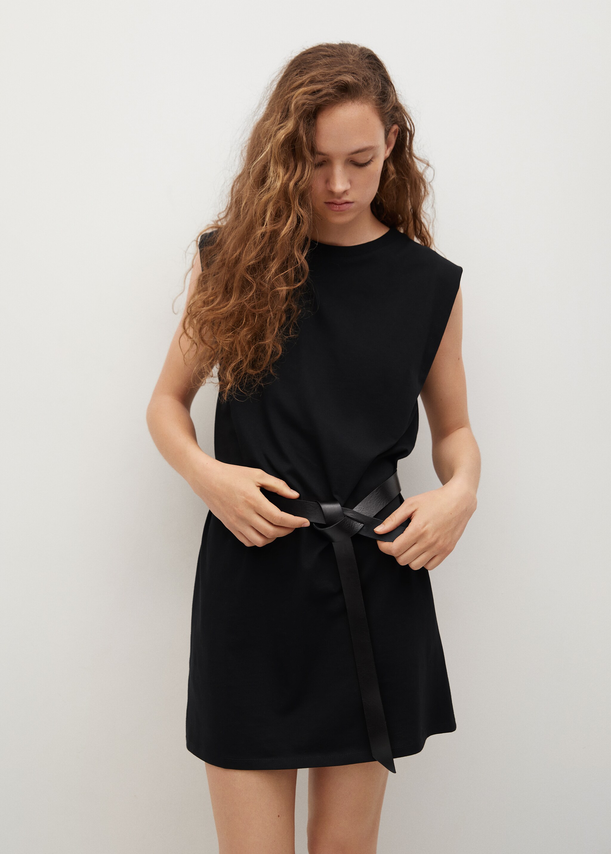 Shiftkleid aus Baumwolle - Mittlere Ansicht