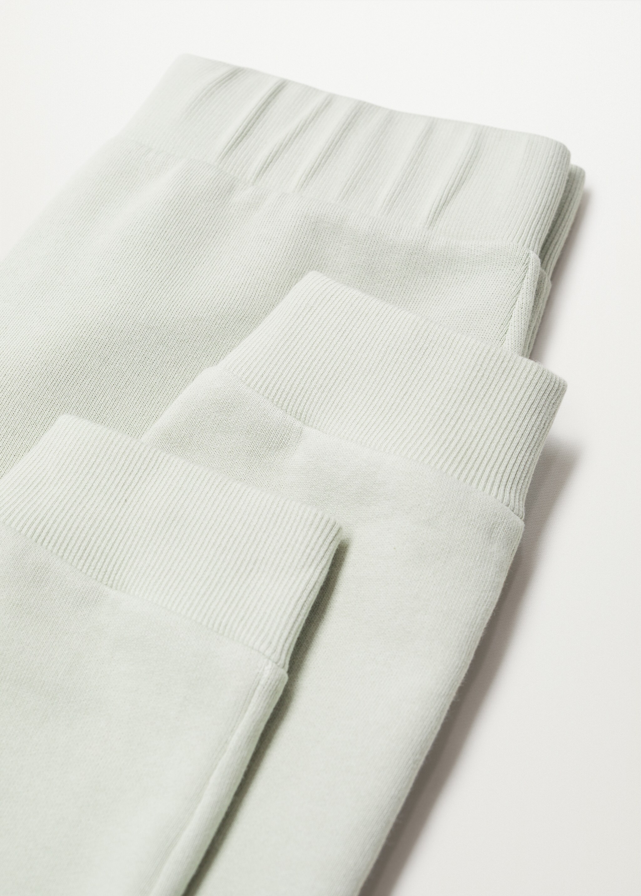 Cotton jogger-style trousers - Details of the article 8