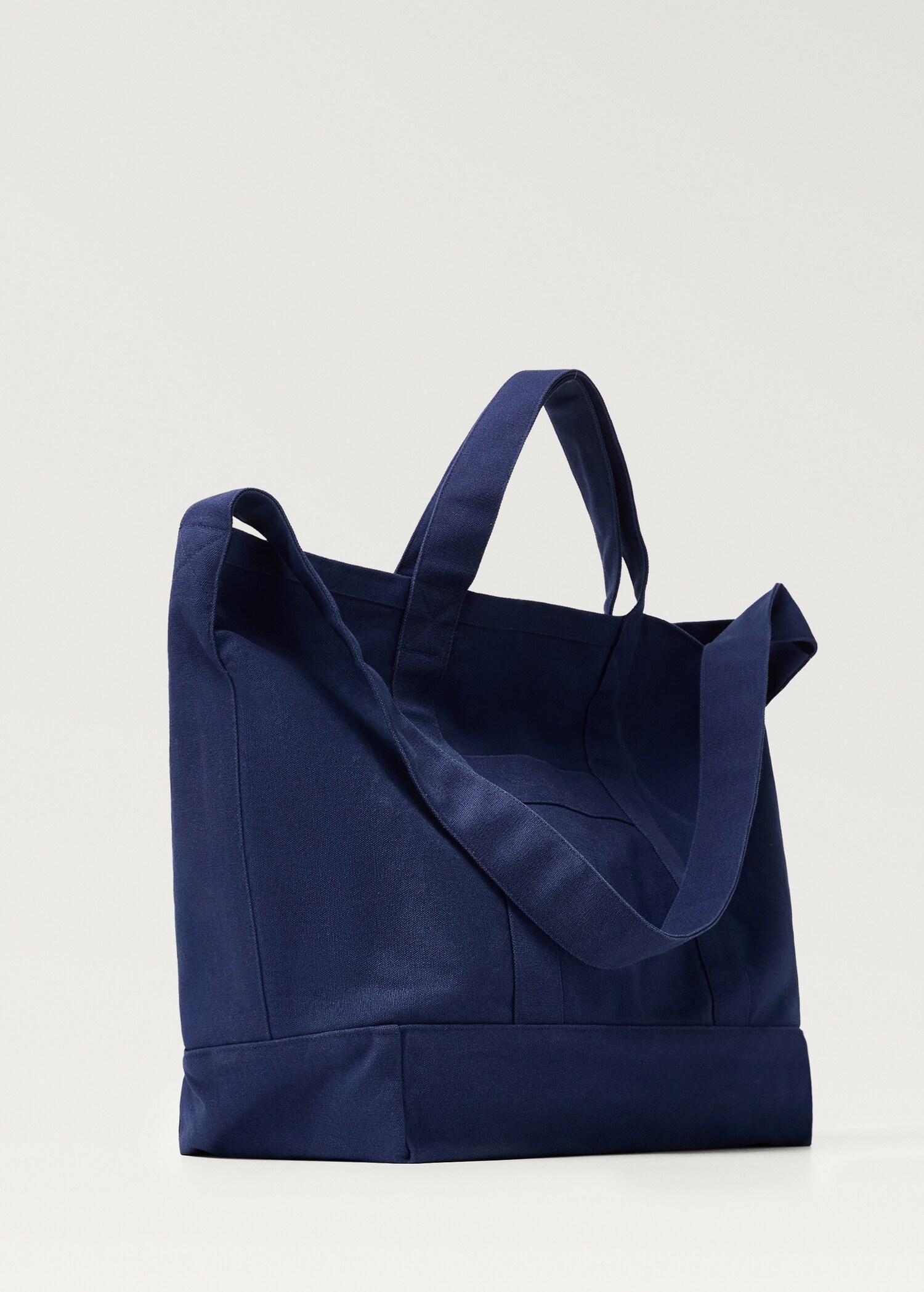 Plain cotton beach bag - Details of the article 1