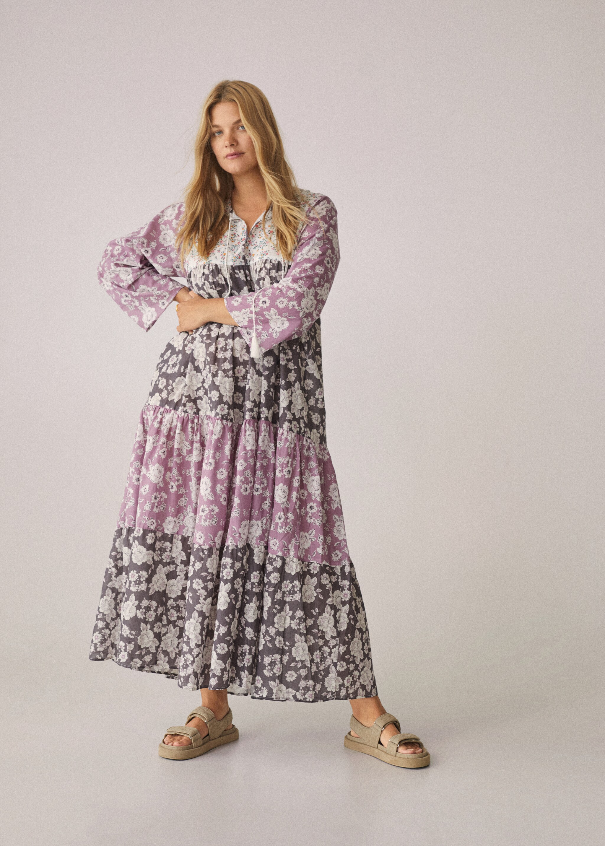Vestido estampado flores - Detalle del artículo 6