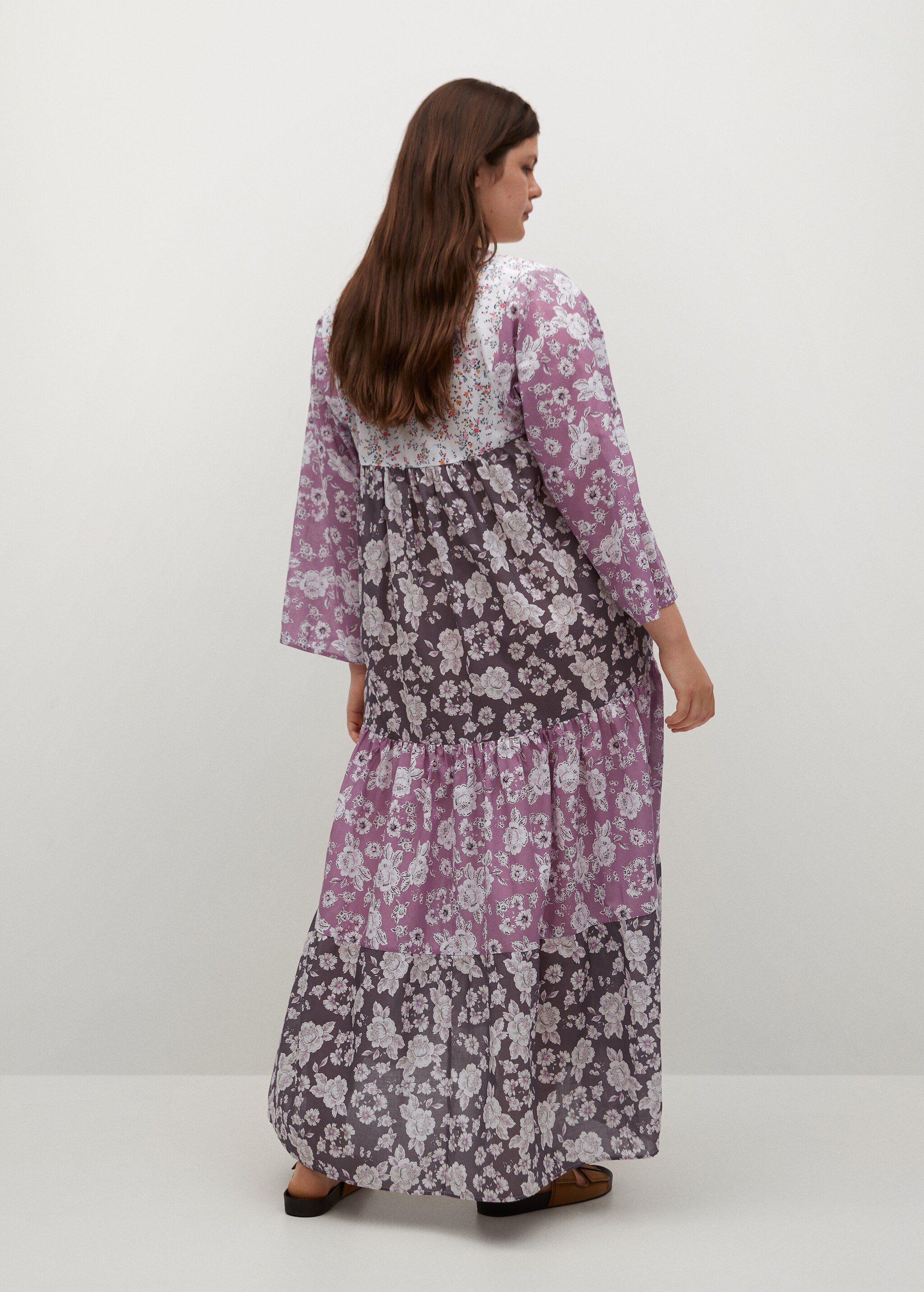 Vestido estampado flores - Reverso del artículo