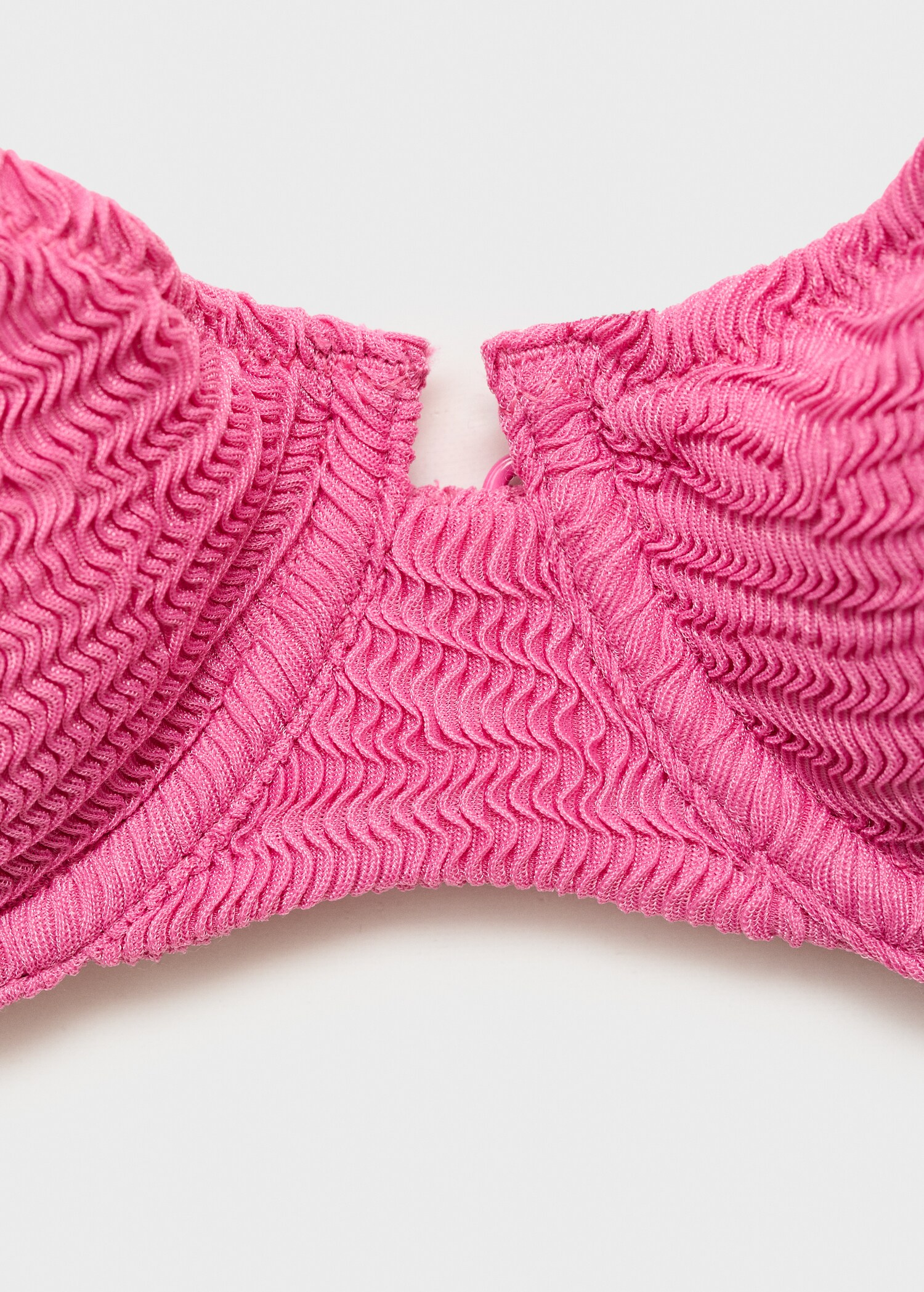 Textured underwired bikini top - Details of the article 8