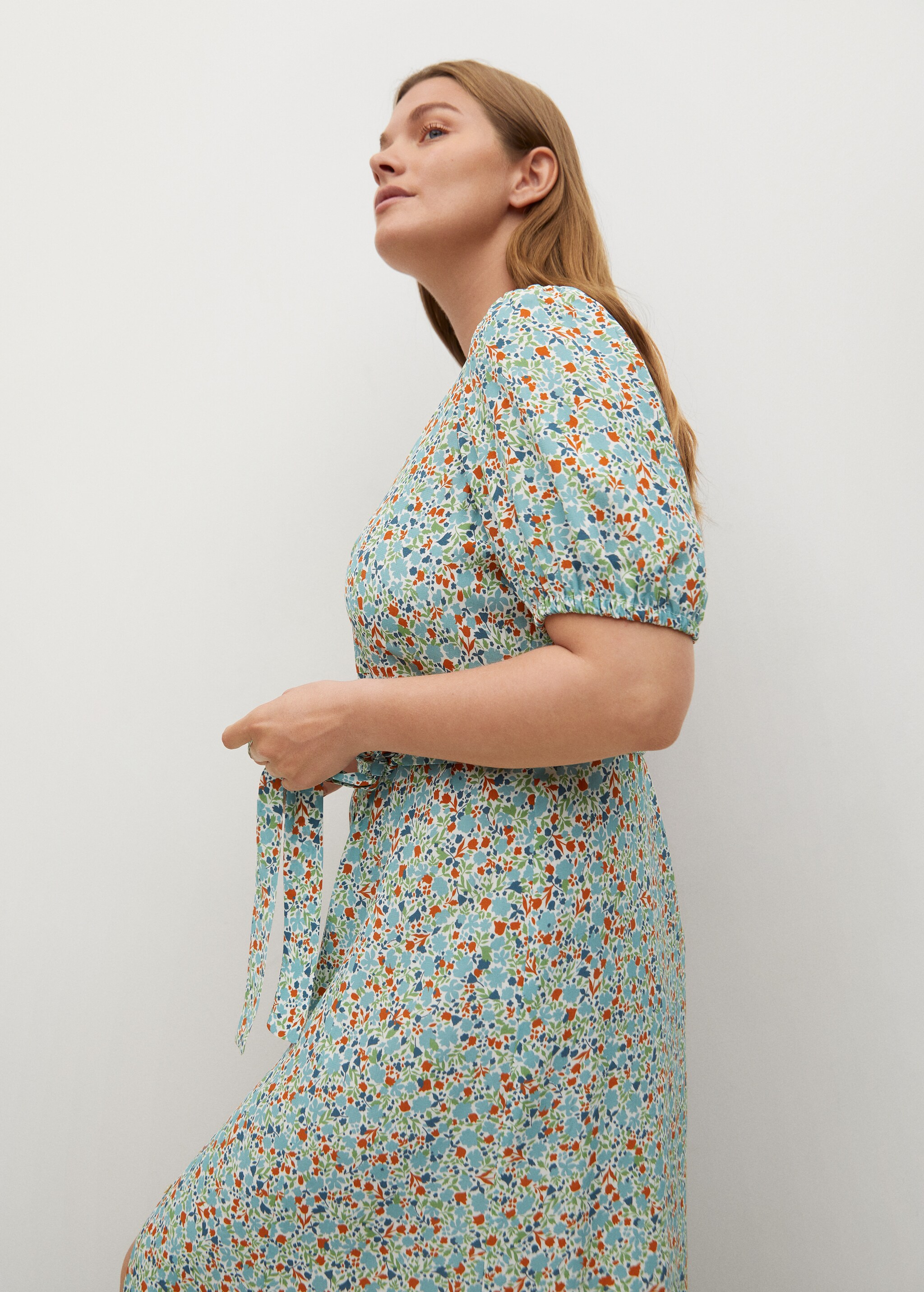 Vestido fluido estampado floral - Detalle del artículo 2