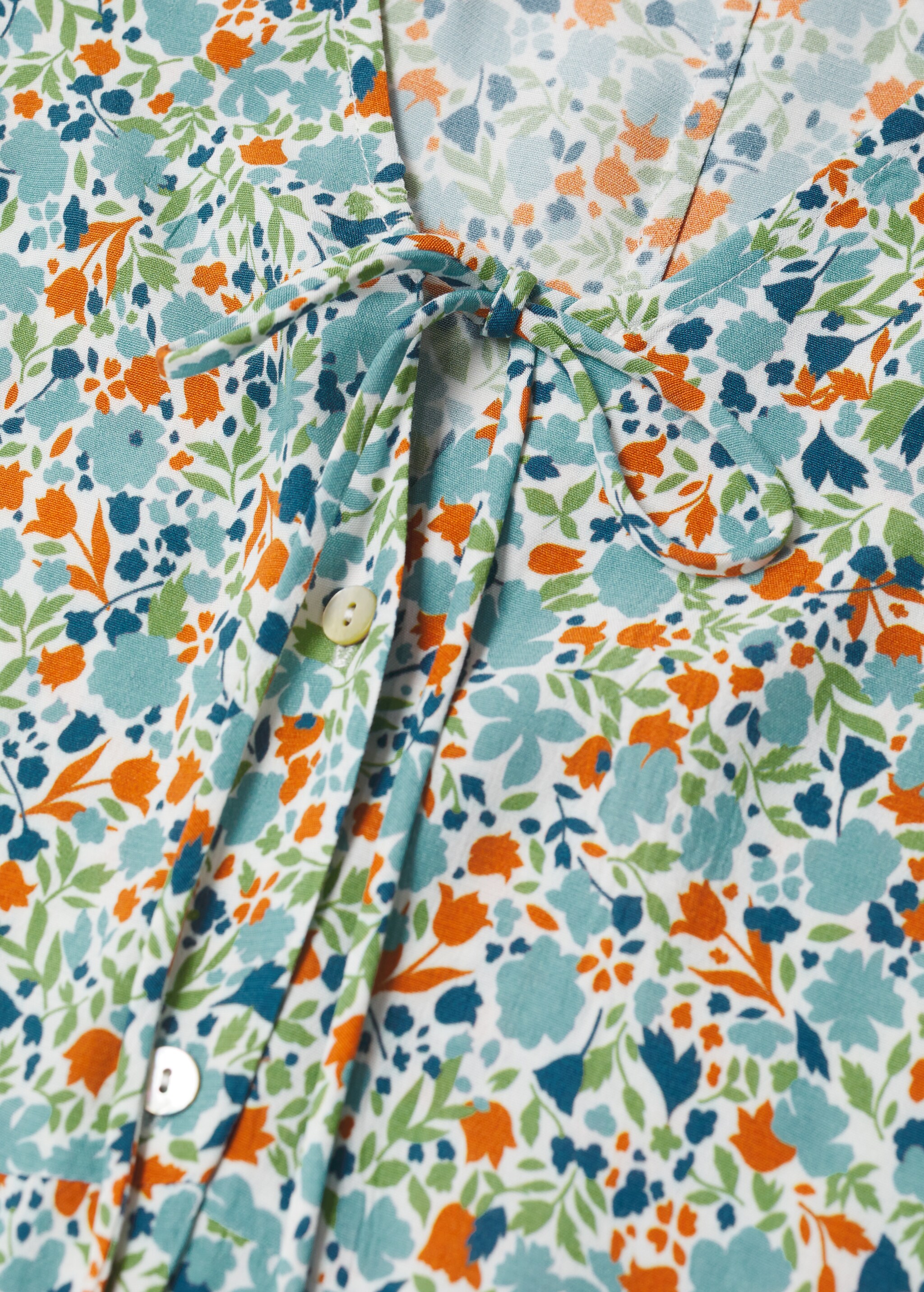 Vestido fluido estampado floral - Detalle del artículo 8