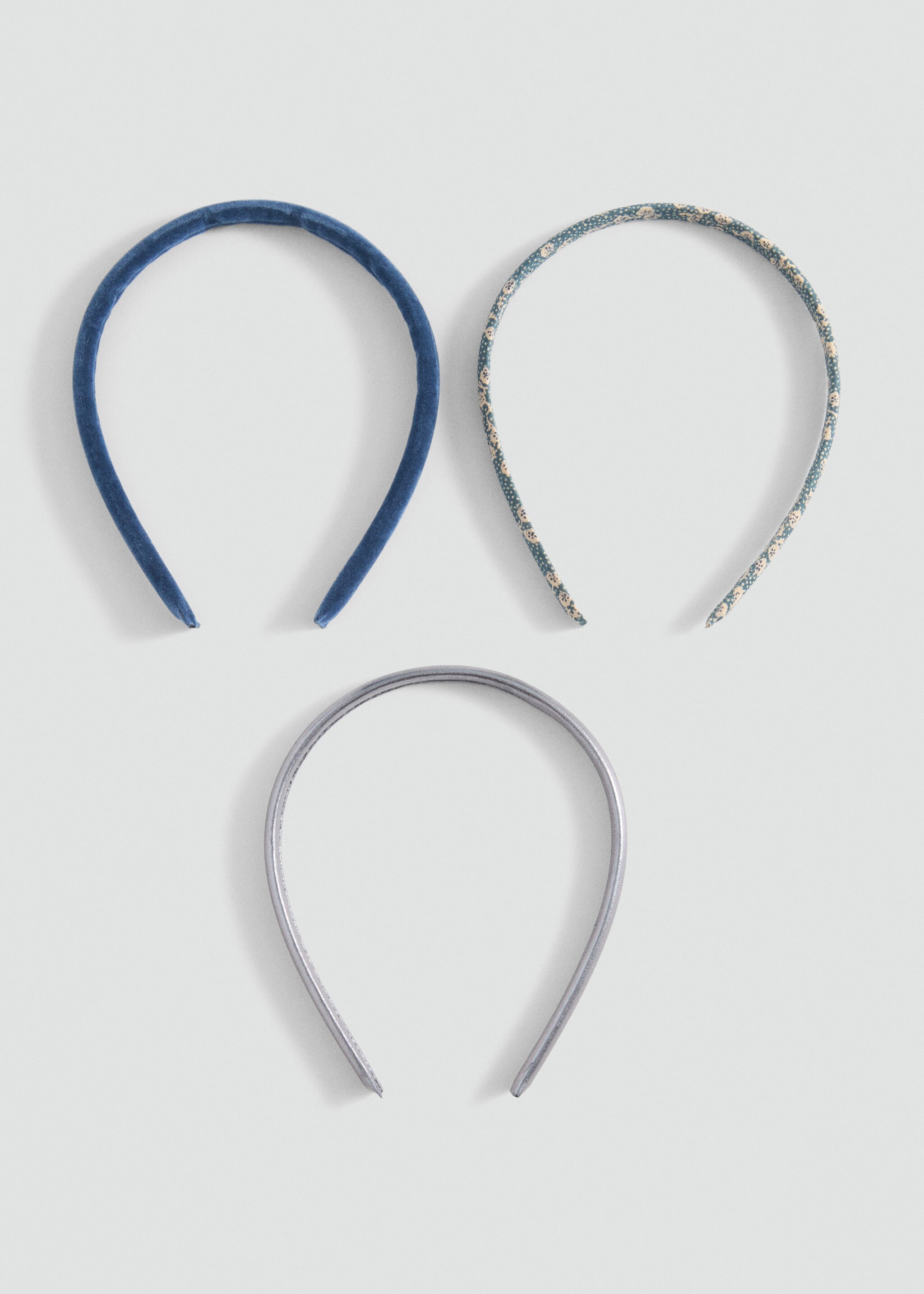 Pack of 3 headbands - Article without model, Blue. Ref: 87080305-00.