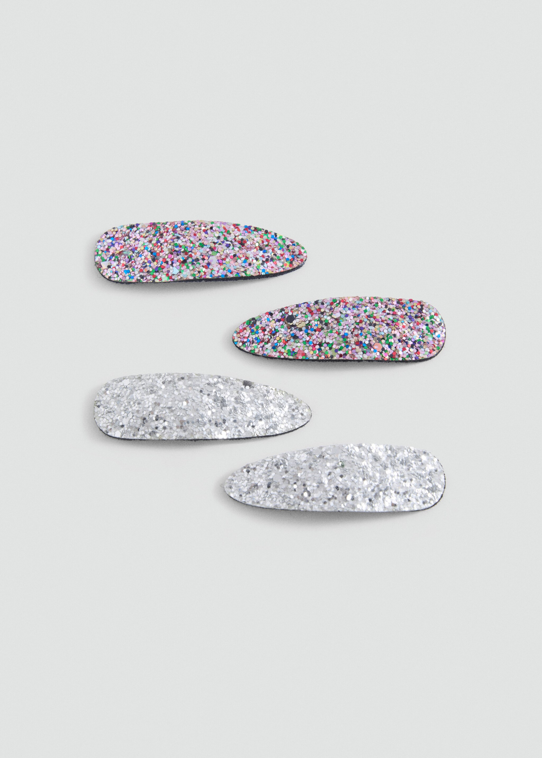 Hairclip 4 pack - Article without model, Silver. Ref: 87080308-00.