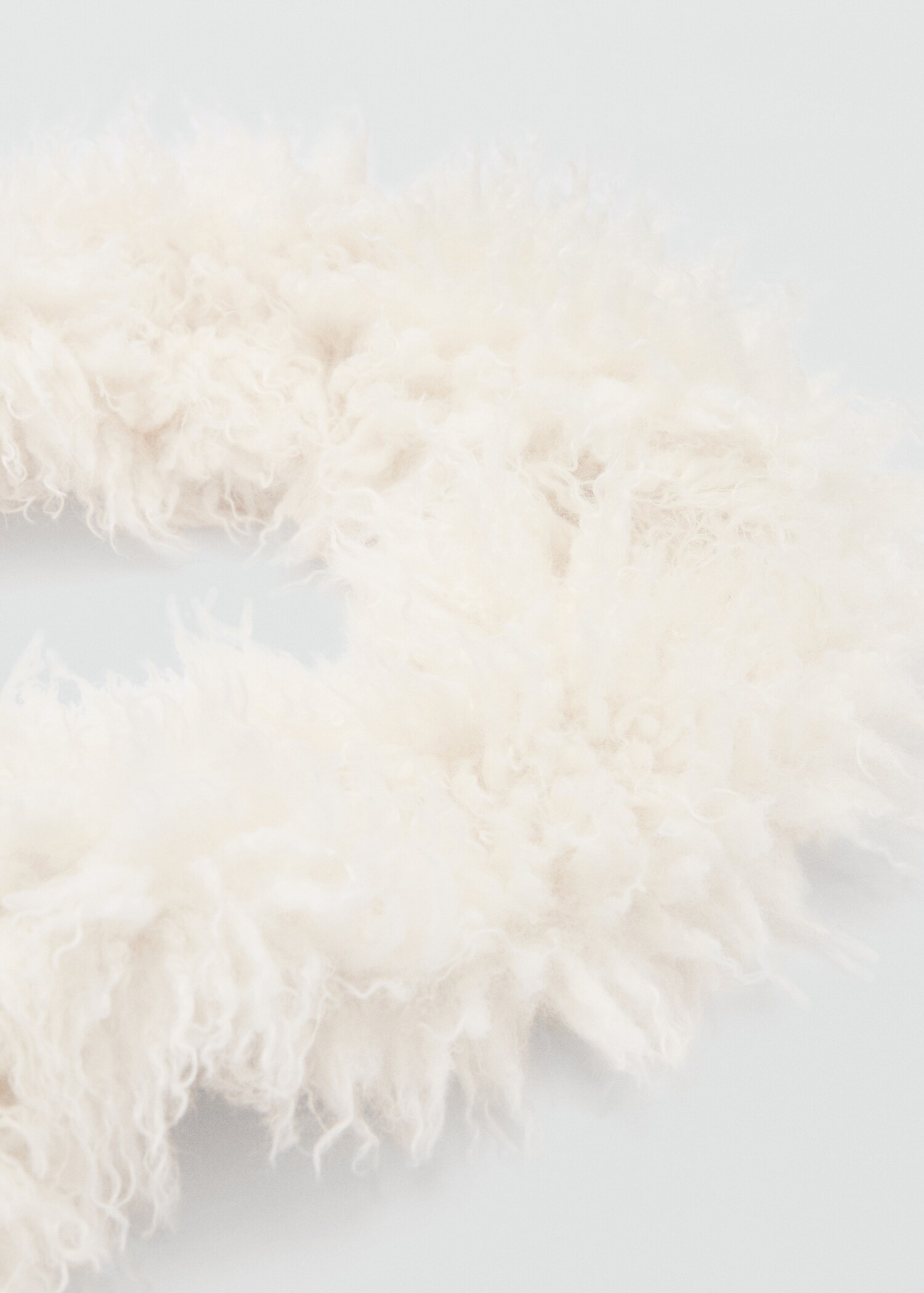 Faux-fur scarf - Medium plane