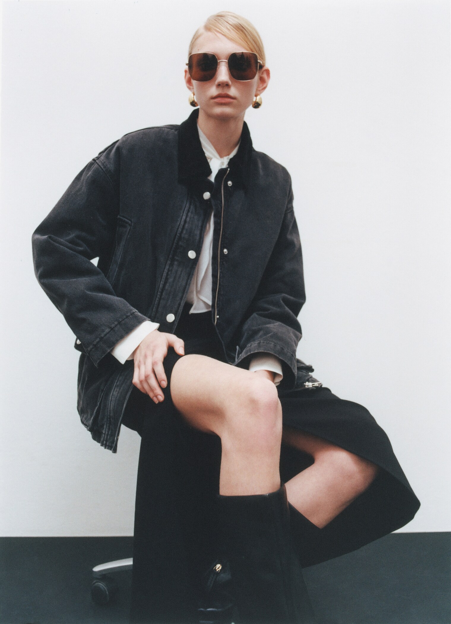 Jacket with corduroy collar pockets - Details of the article 6