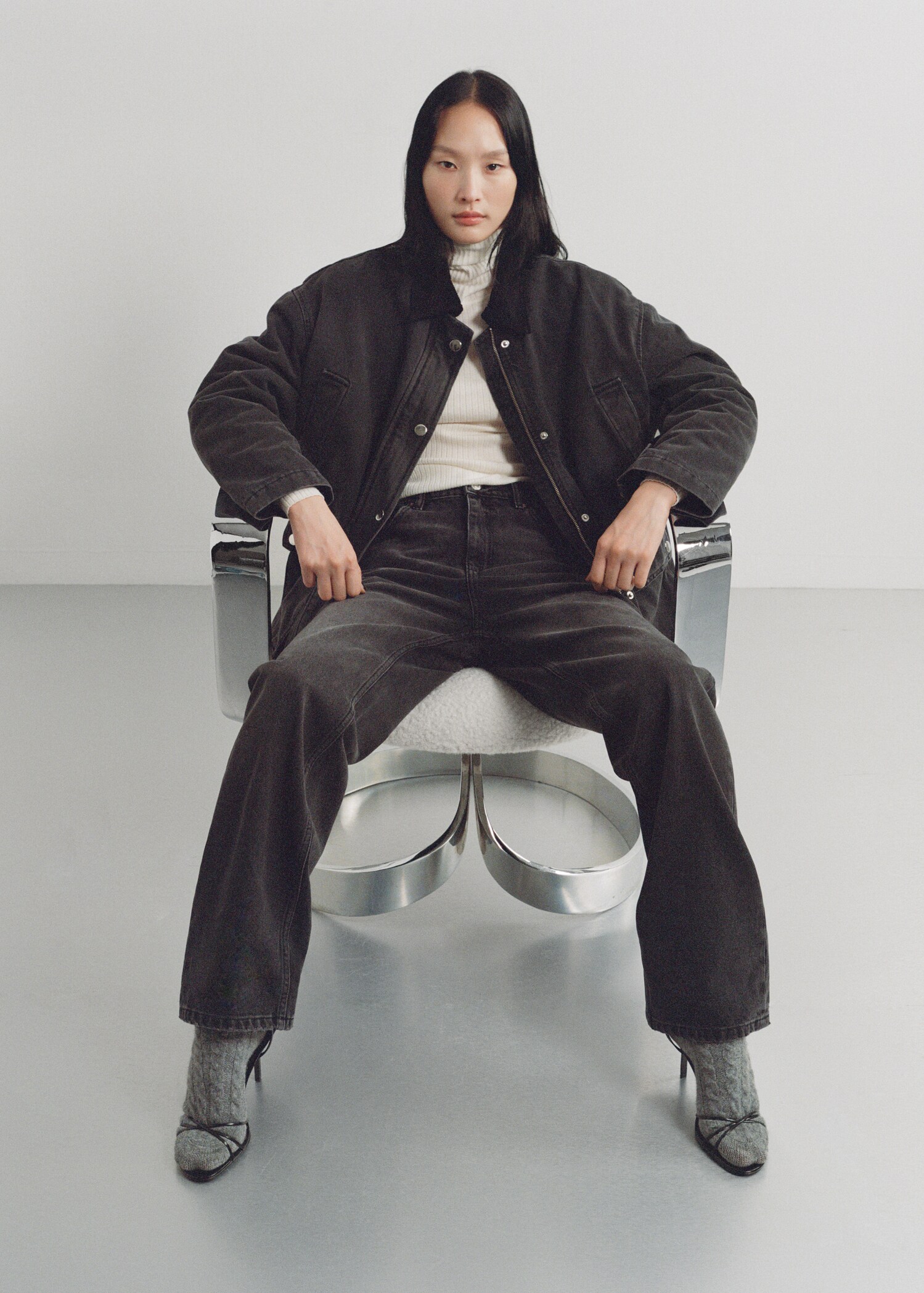 Jacket with corduroy collar pockets - Details of the article 7