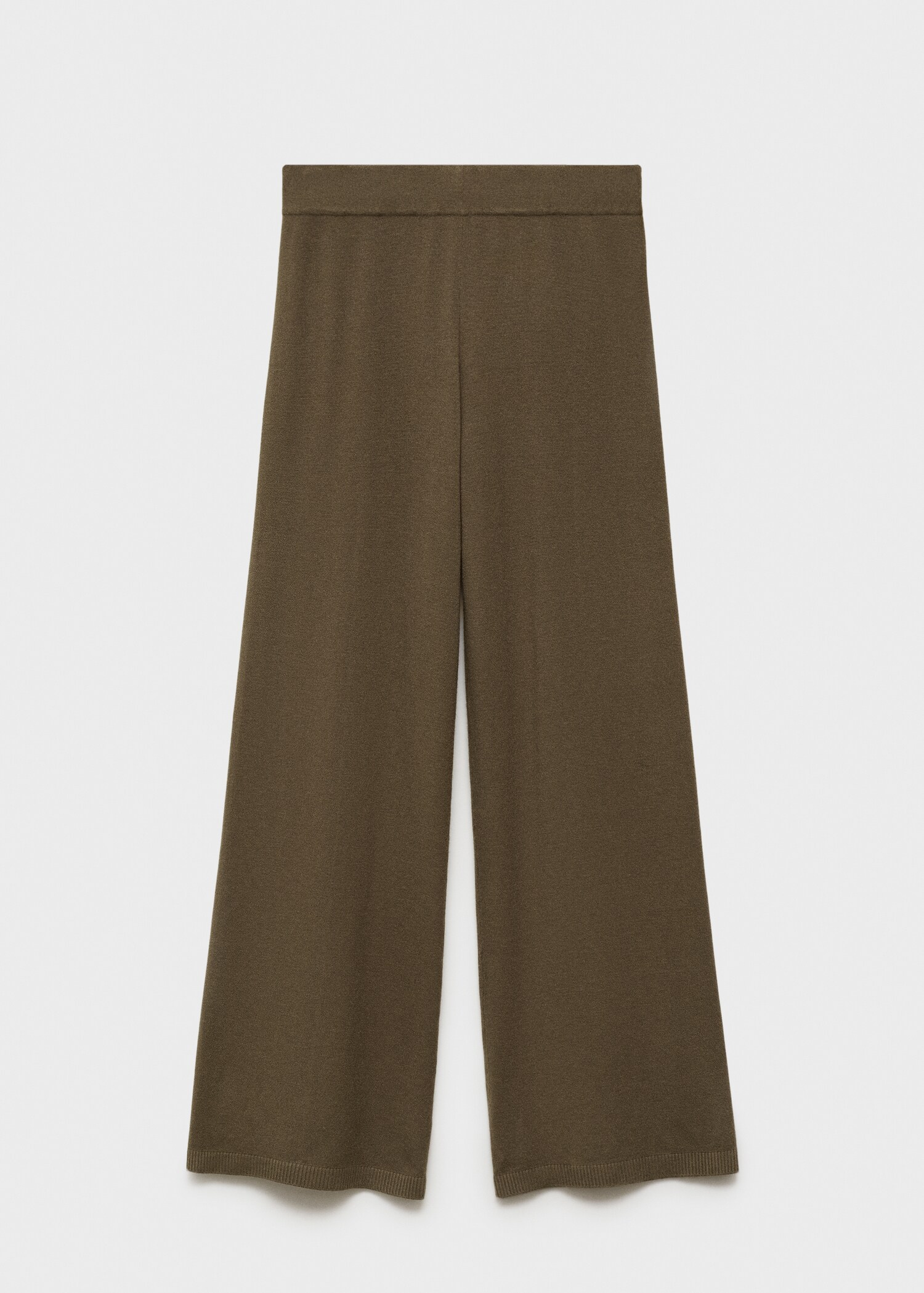 Fine-knit wide-leg trousers - Article without model