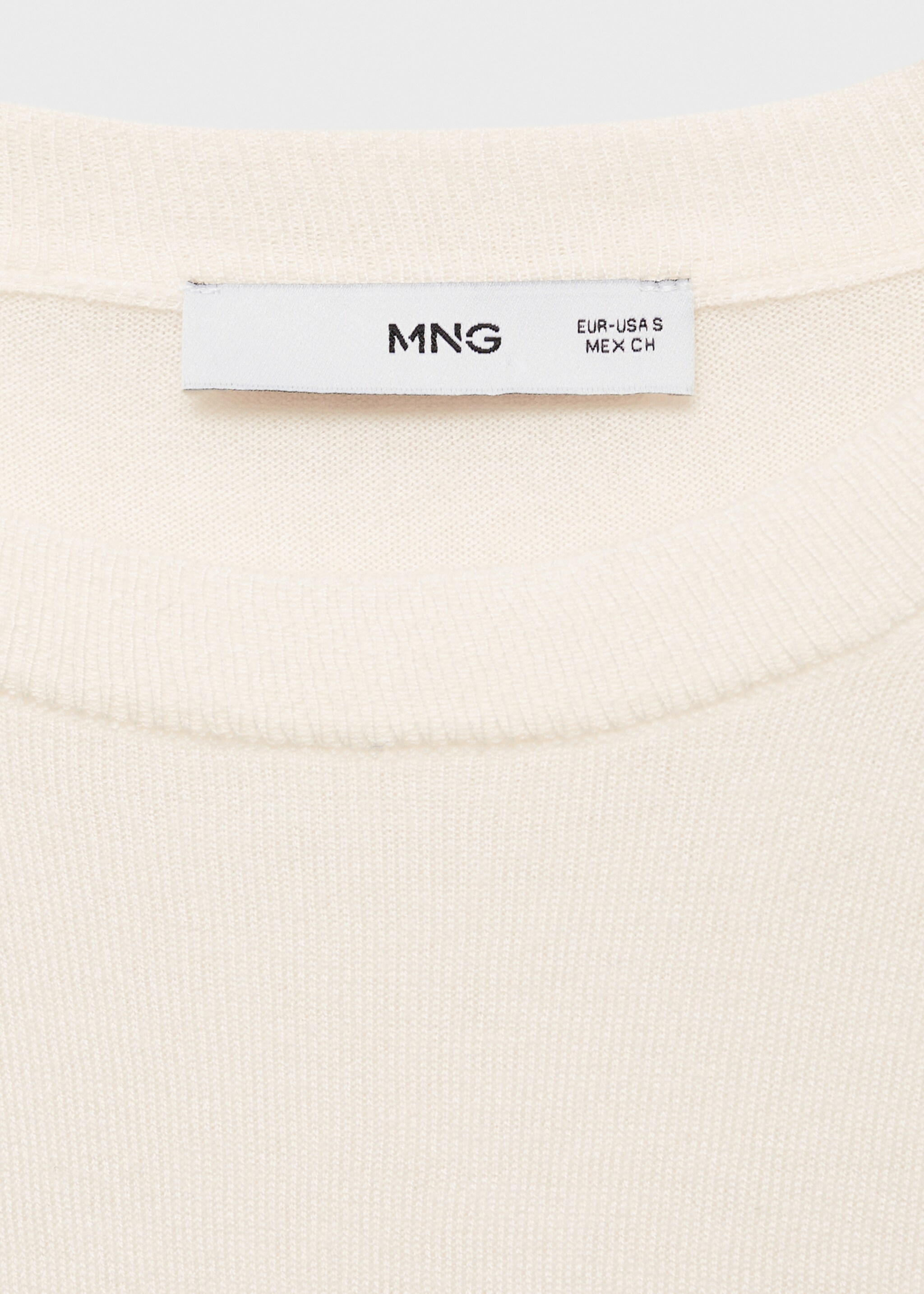 Jersei barreja llana coll rodó - Detall de l'article 8, Cru. Ref: 87080432-00.