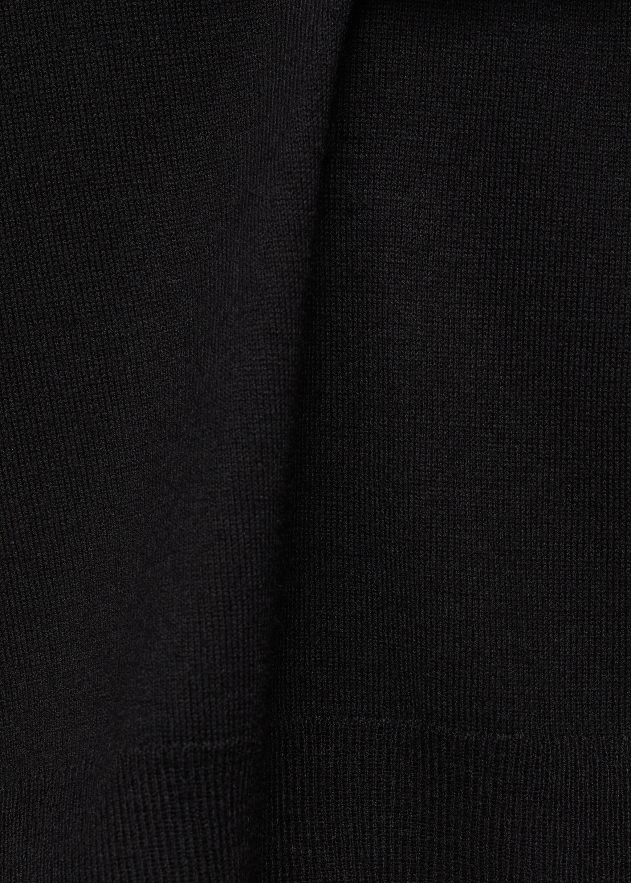 Rundhalspullover aus Wollgemisch - Detail des Artikels 0, Schwarz. Ref: 87080432-00.