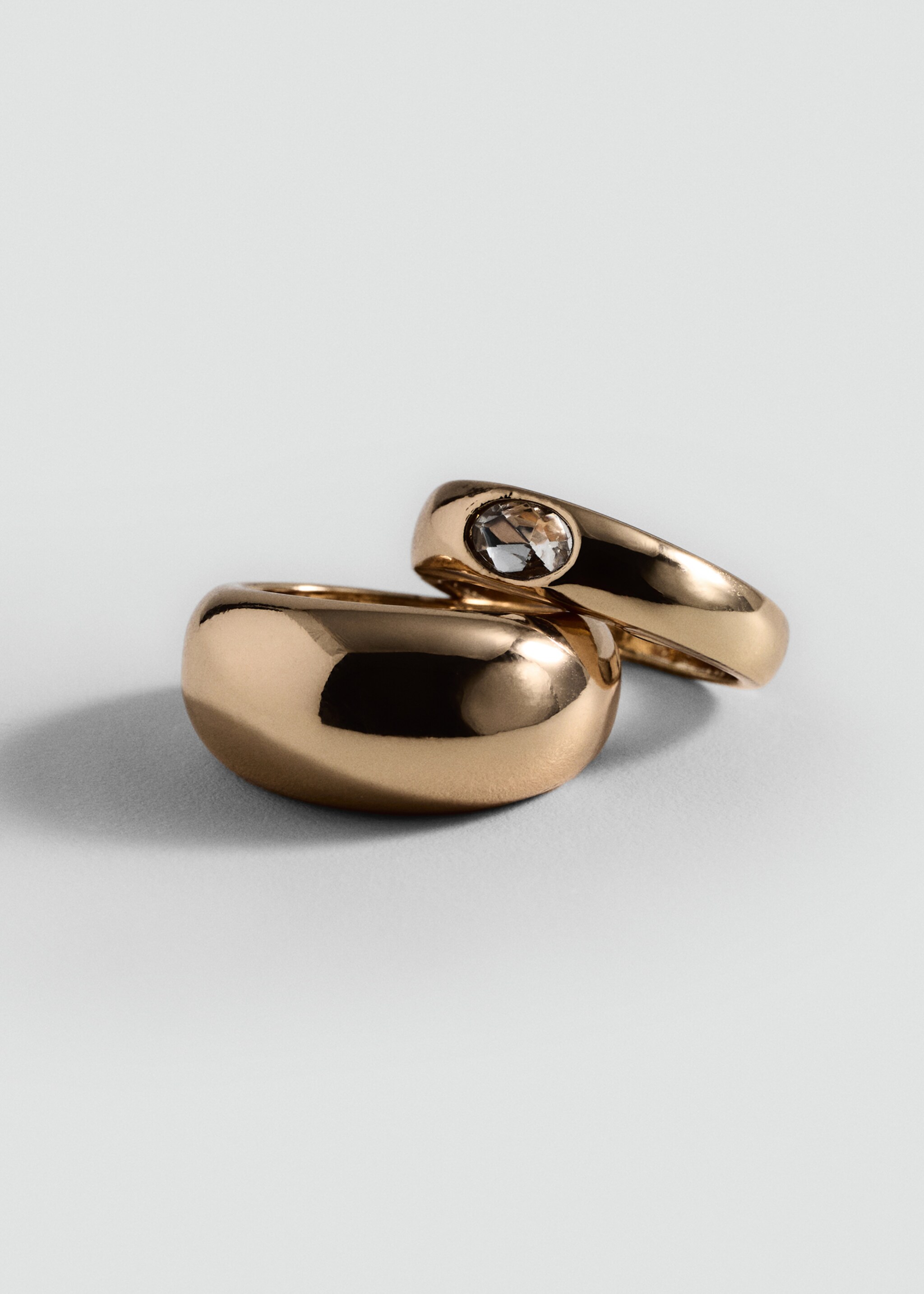 Rings set - Medium plane, Gold. Ref: 87080436-00.