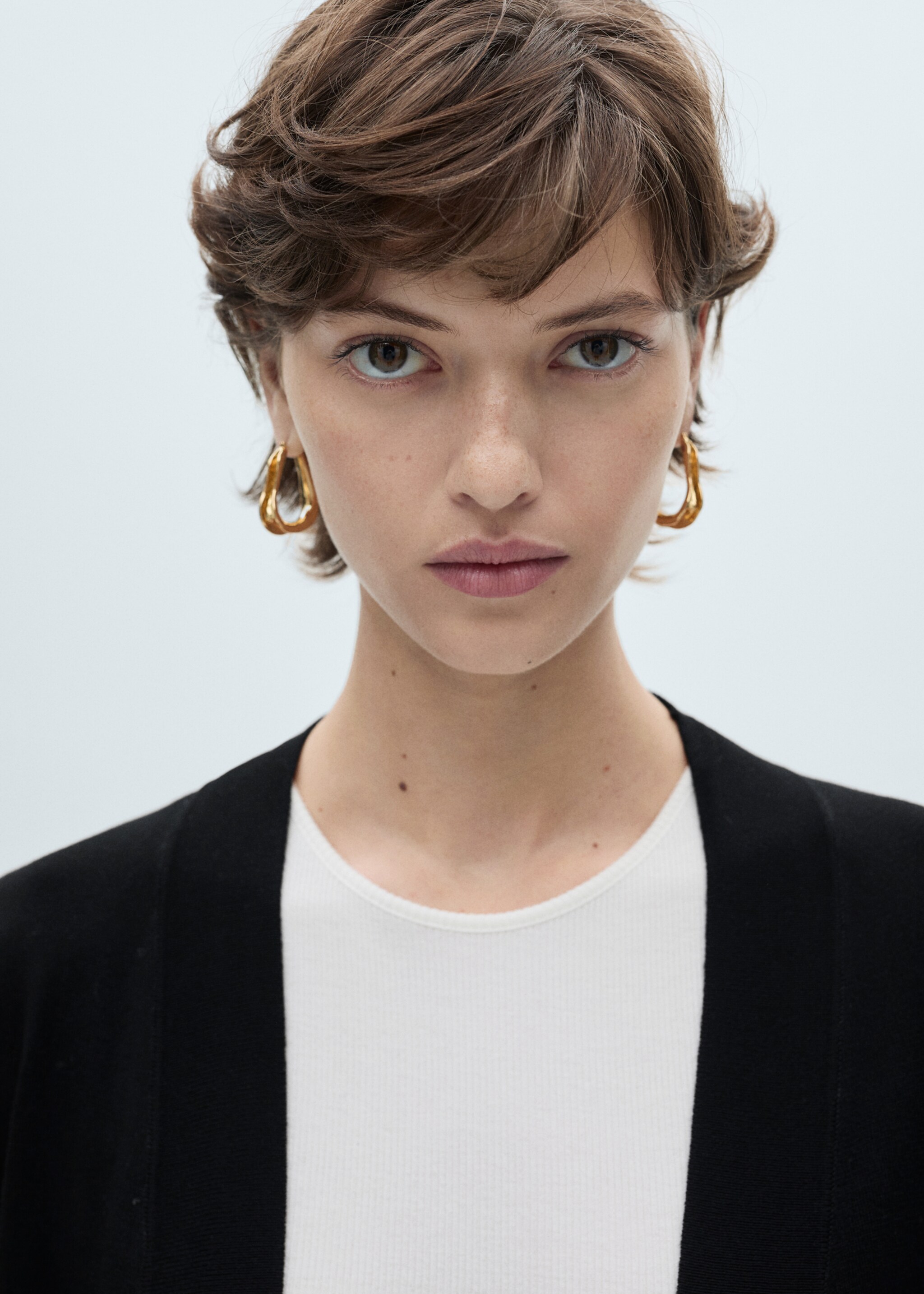 Cardigan maille fine - Détail de l'article 1, Noir. Ref: 87080437-00.