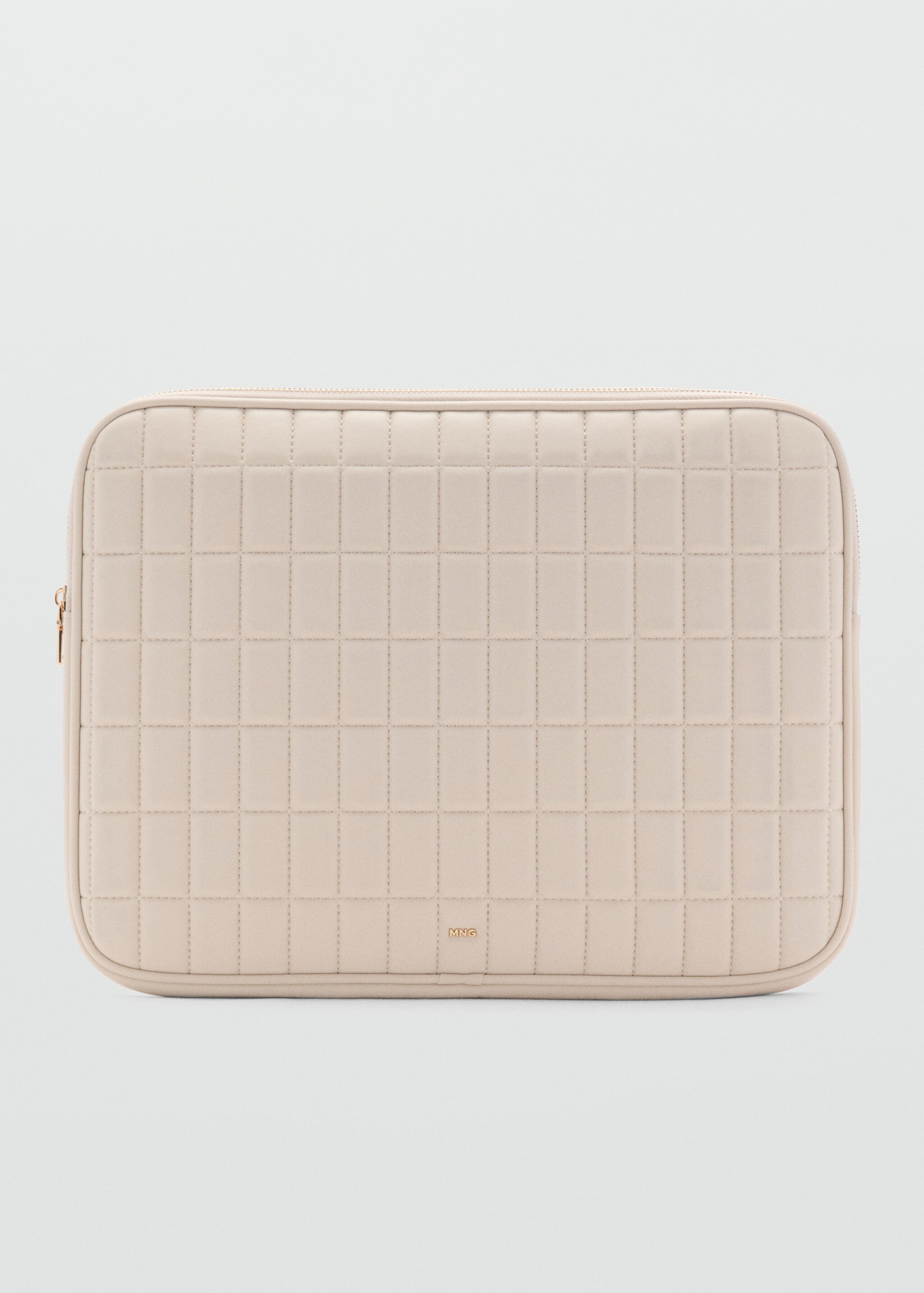 Padded laptop case - Article without model, Off White. Ref: 87080441-00.