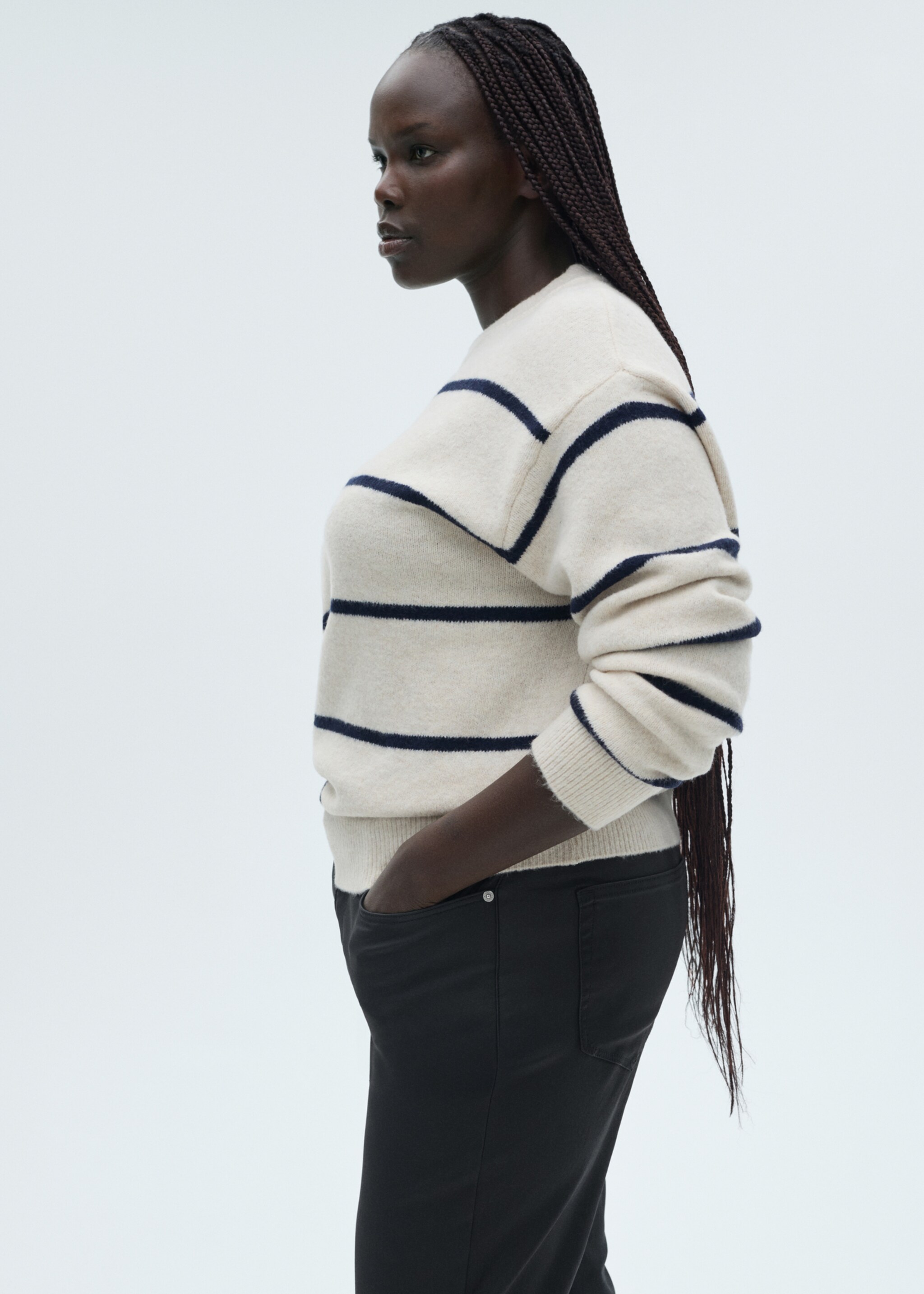 Jean skinny taille normale enduit - Détail de l'article 5, Noir. Ref: 87080444-00.