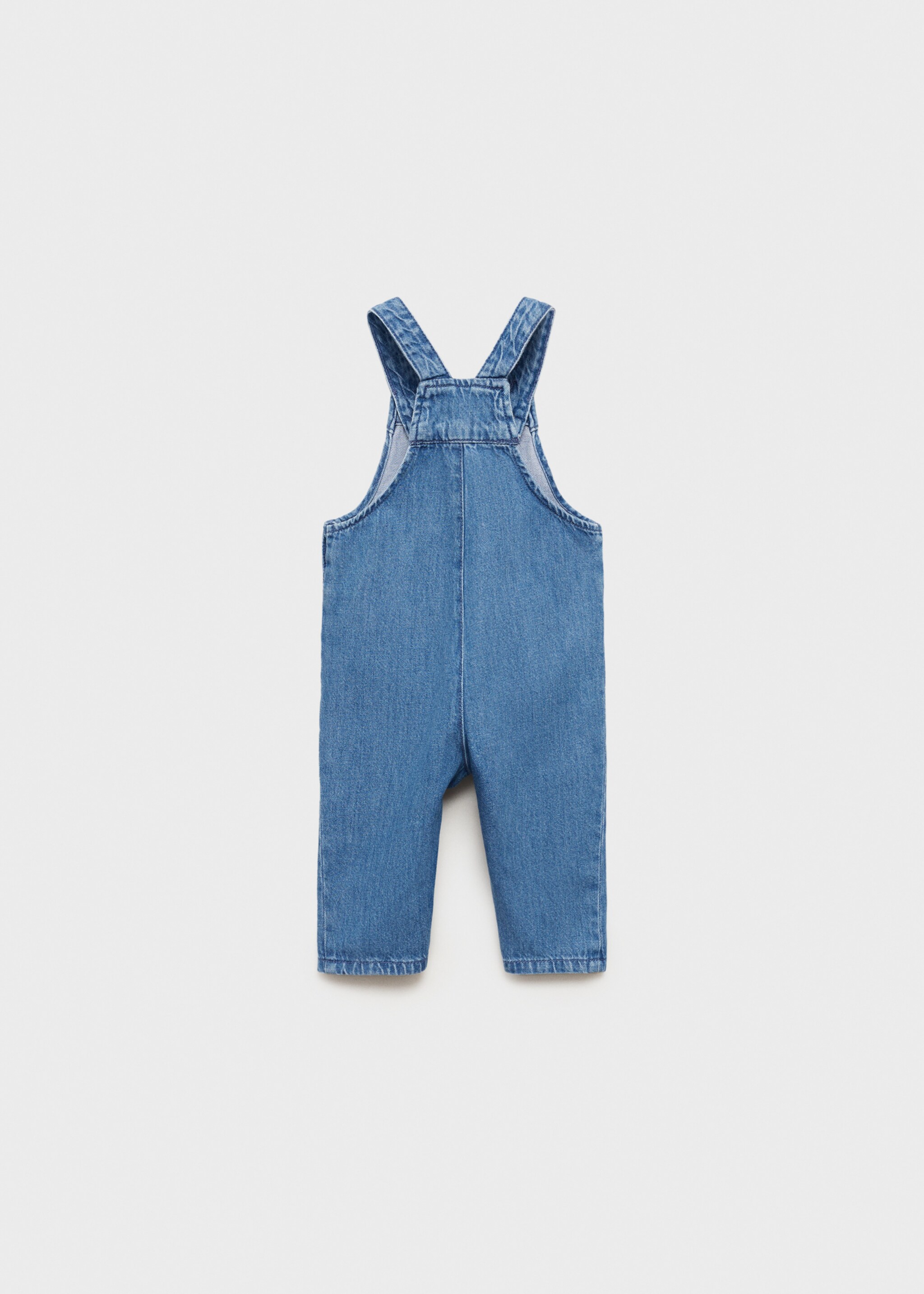 Long denim dungarees - Reverse of the article, Medium Blue. Ref: 87080448-00.