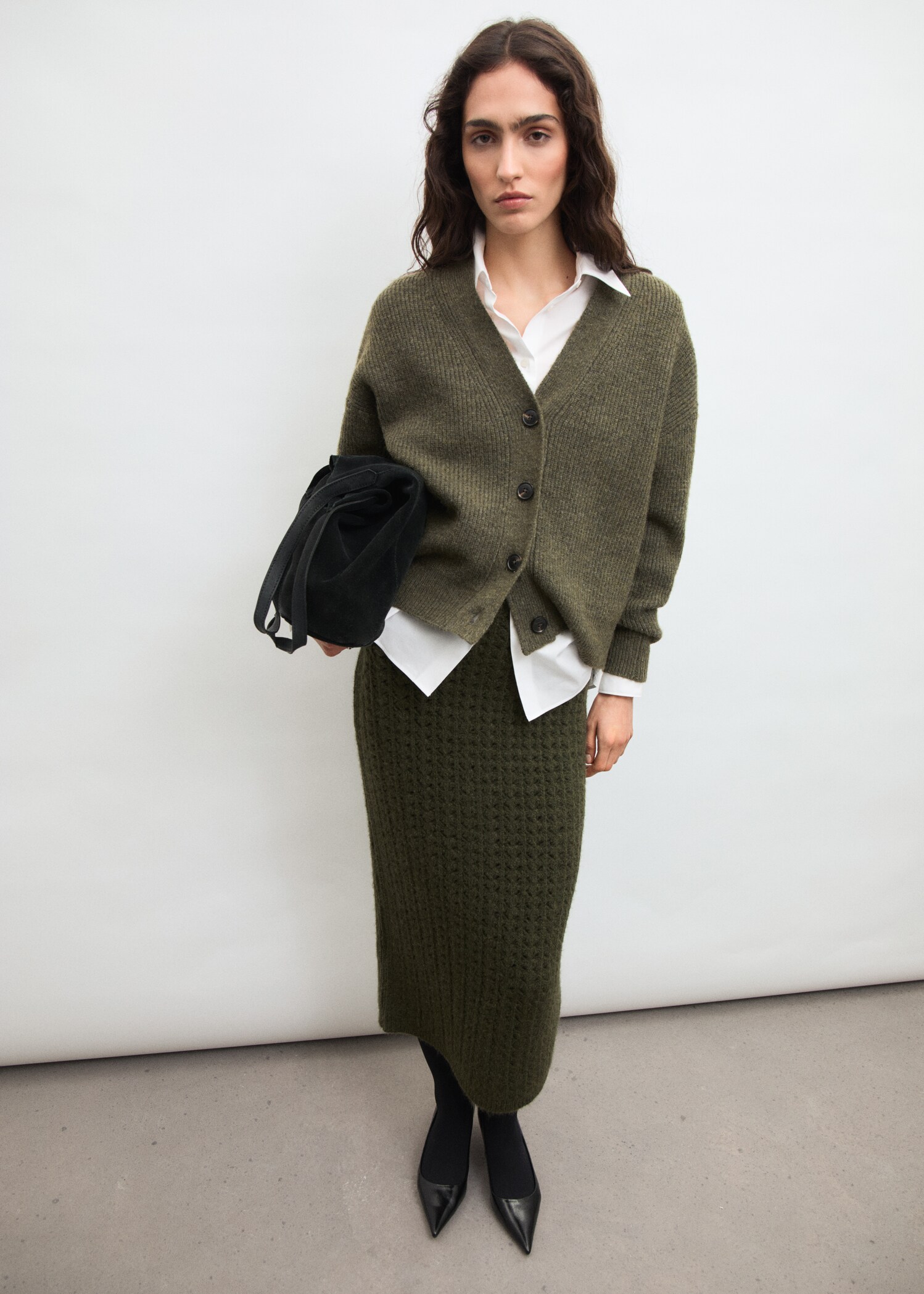 Openwork knitted skirt - Details of the article 6