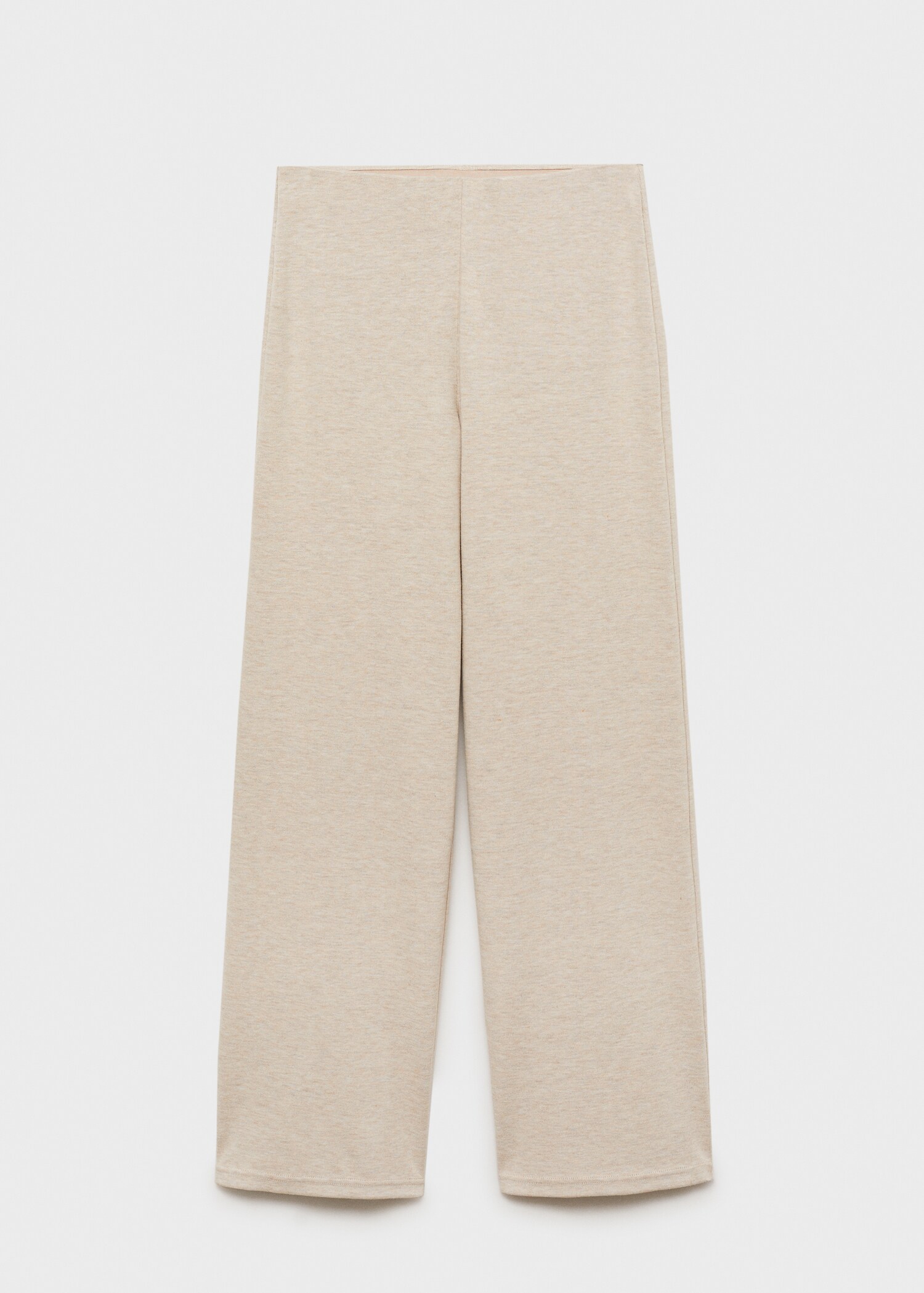 Fine-knit wide-leg trousers - Article without model