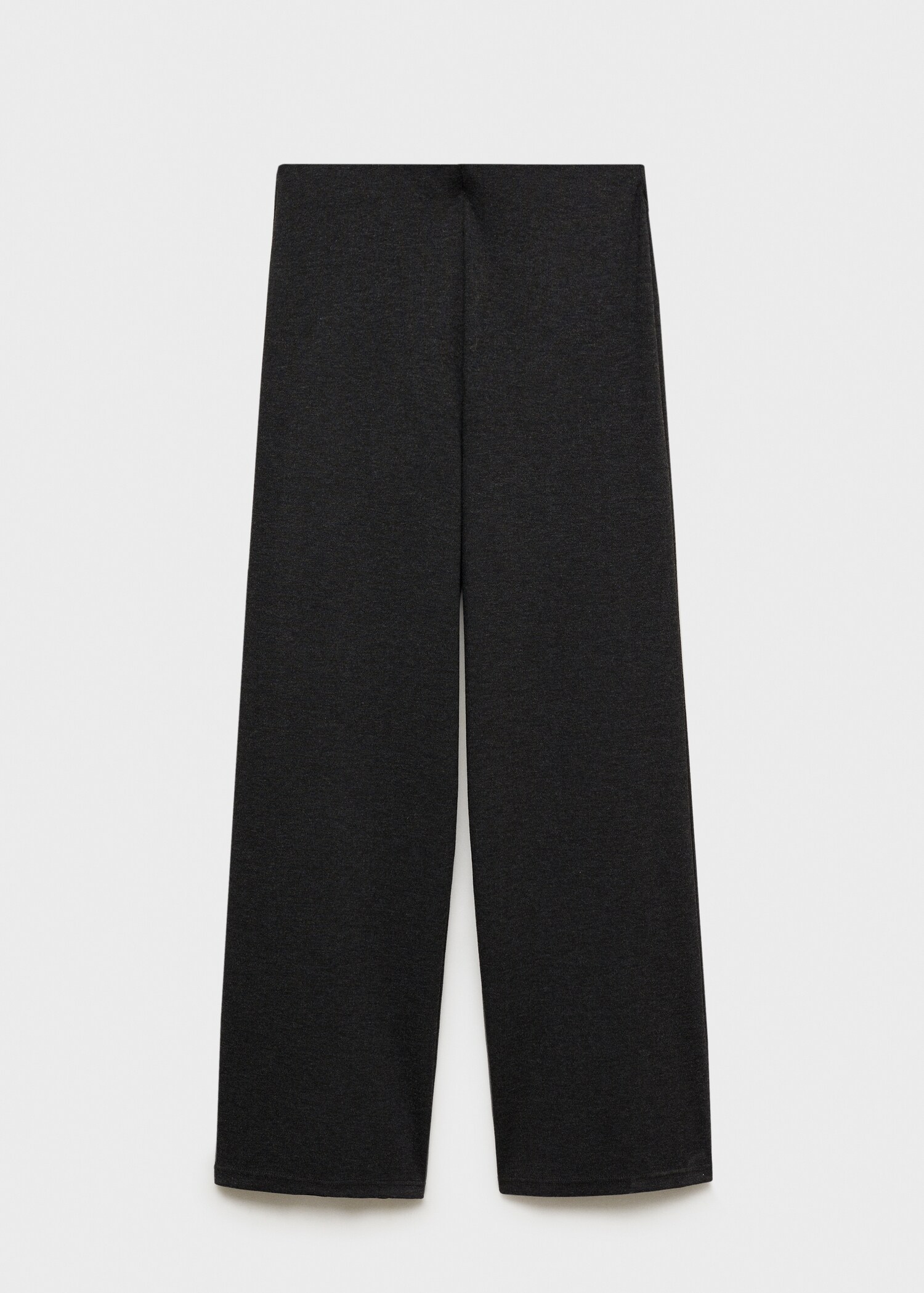 Fine-knit wide-leg trousers - Article without model