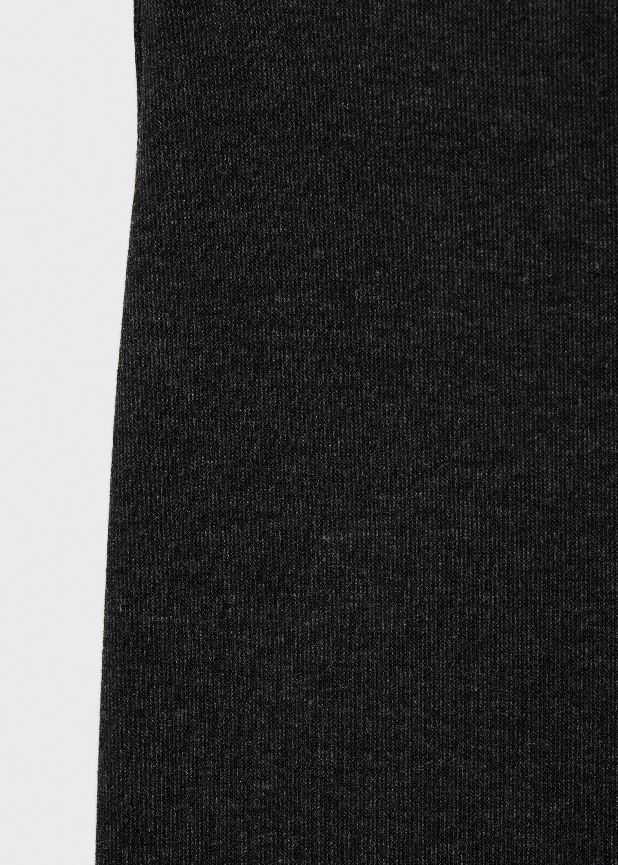 Wide leg-byxa i finstickad trikå - Detaljer om artikeln 8, Mörk Heather grå. Ref: 87080456-00.