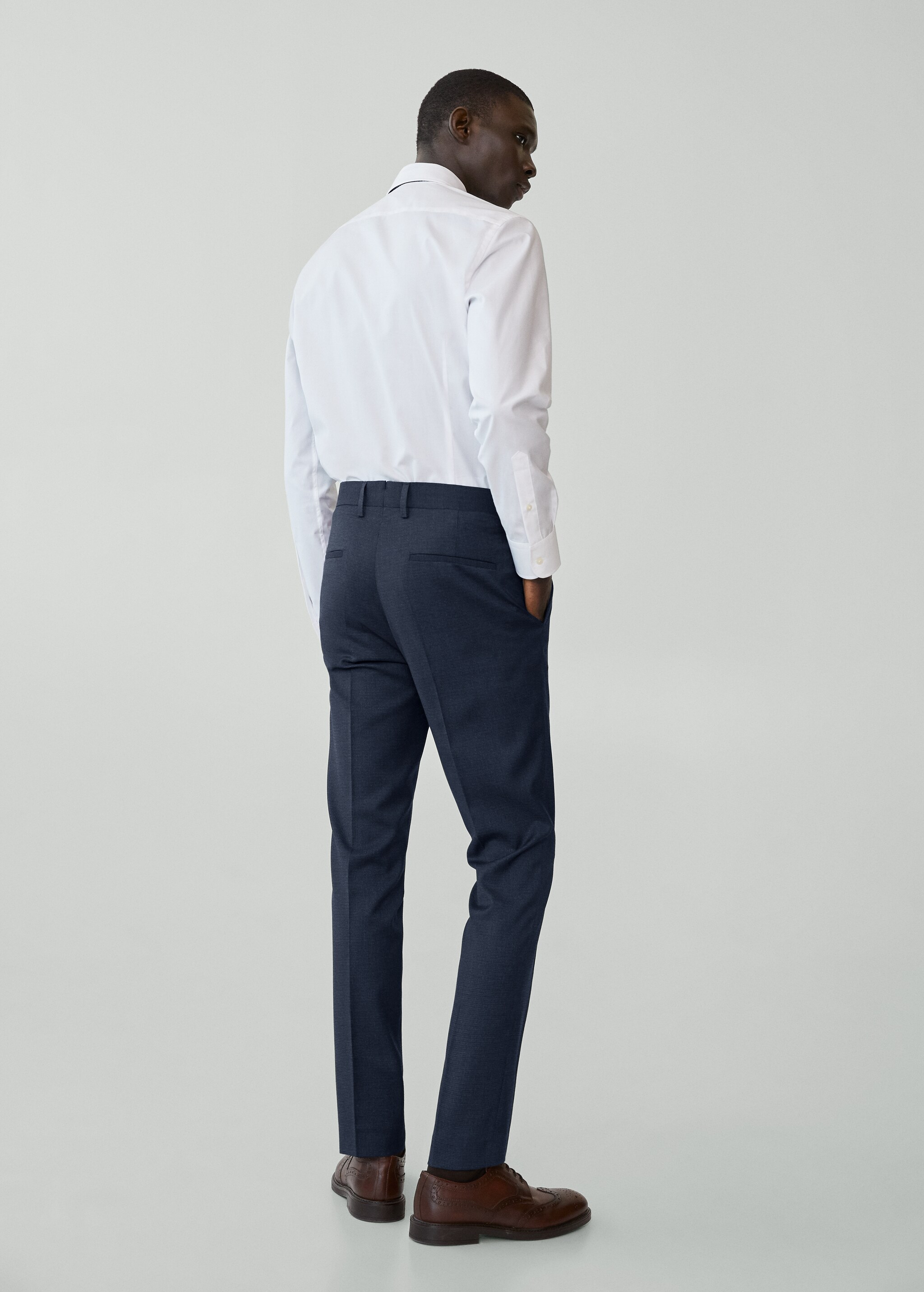 Pantalón traje super slim fit - Reverso del artículo