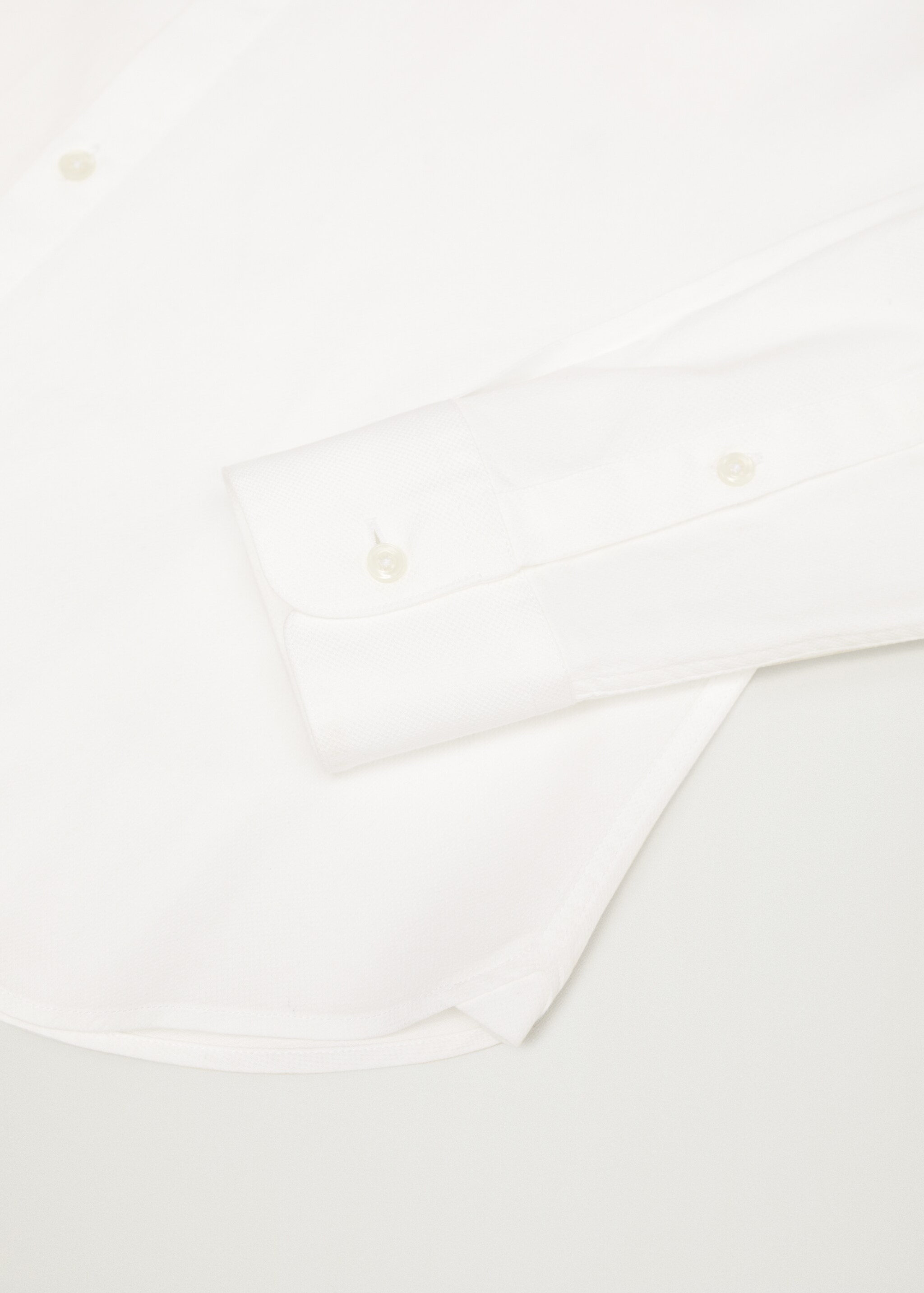Bavlněná košile slim fit se strukturou - Detail zboží 7