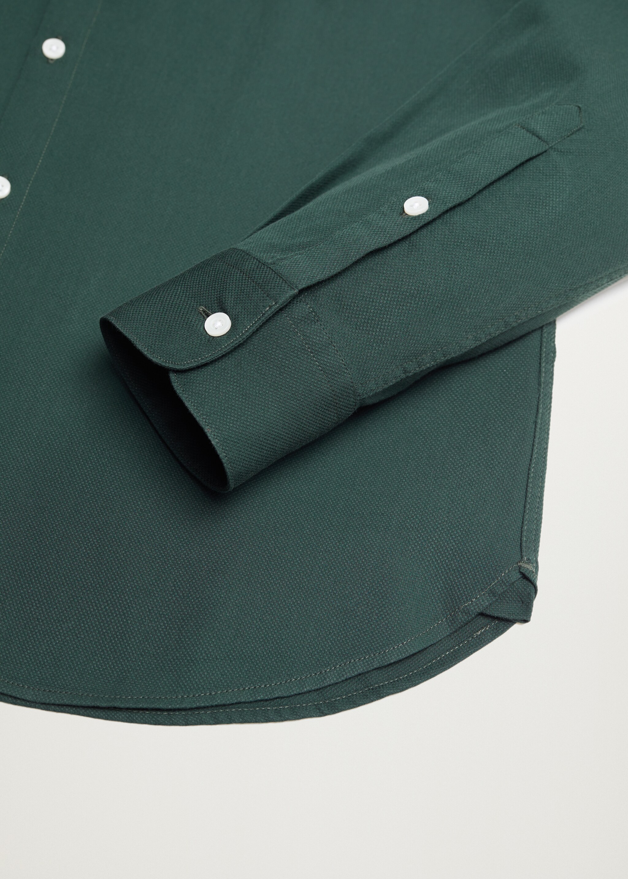 Bavlněná košile slim fit se strukturou - Detail zboží 7