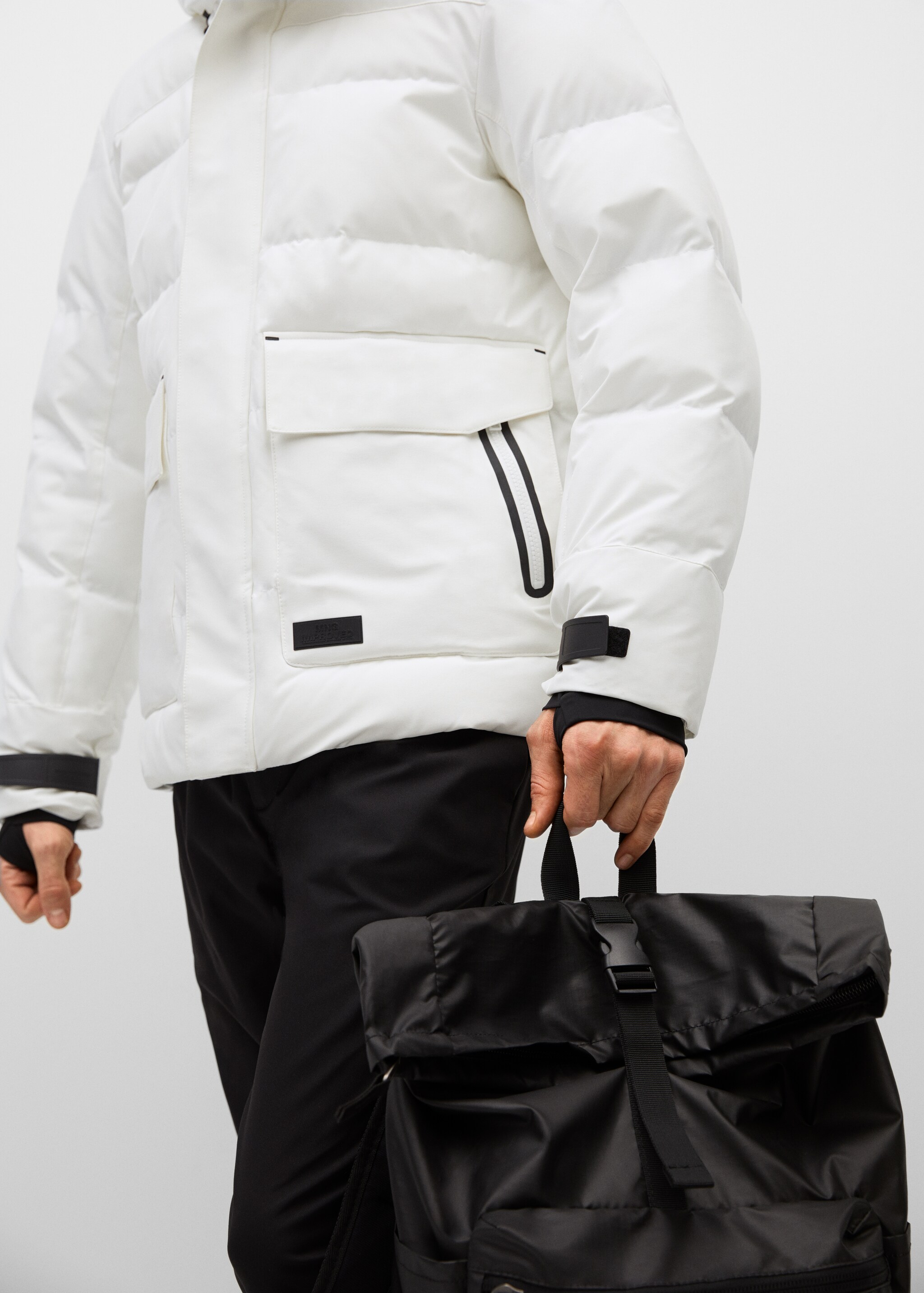 Anorak acolchado tejido técnico - Detalle del artículo 3