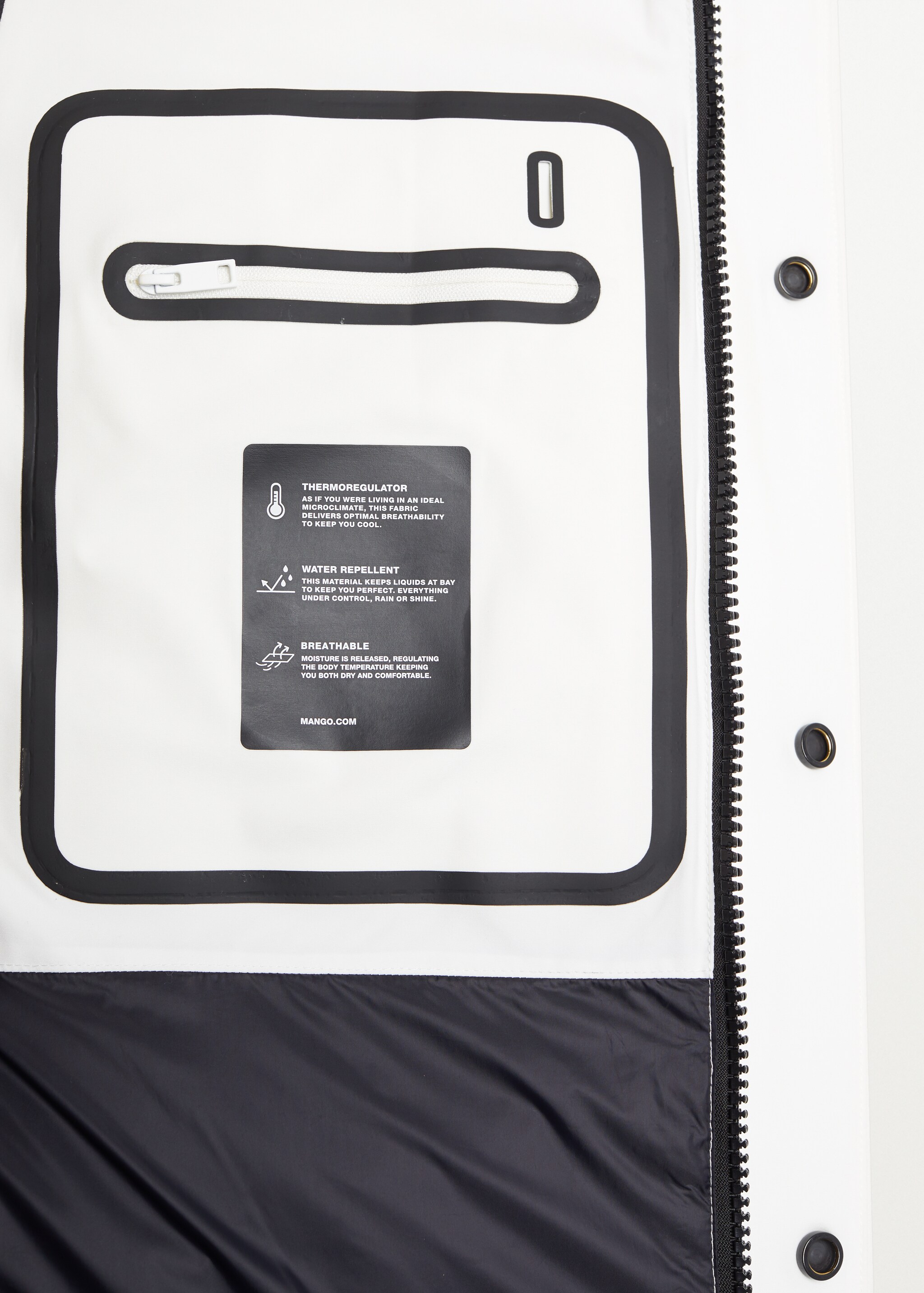 Anorak acolchado tejido técnico - Detalle del artículo 8