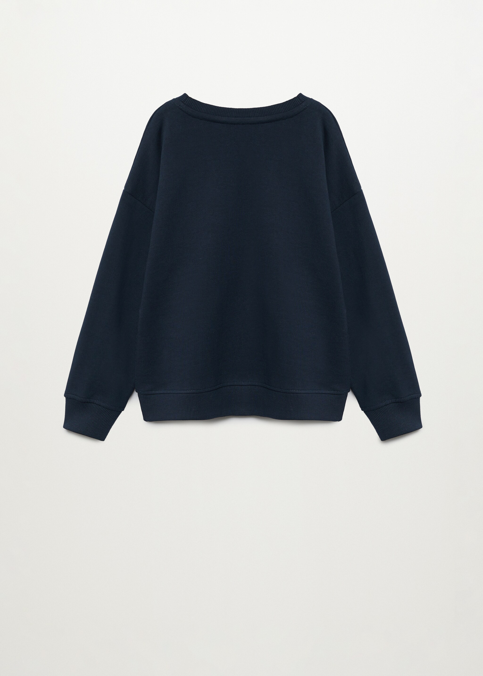 Sudadera estampada algodón orgánico - Reverso del artículo