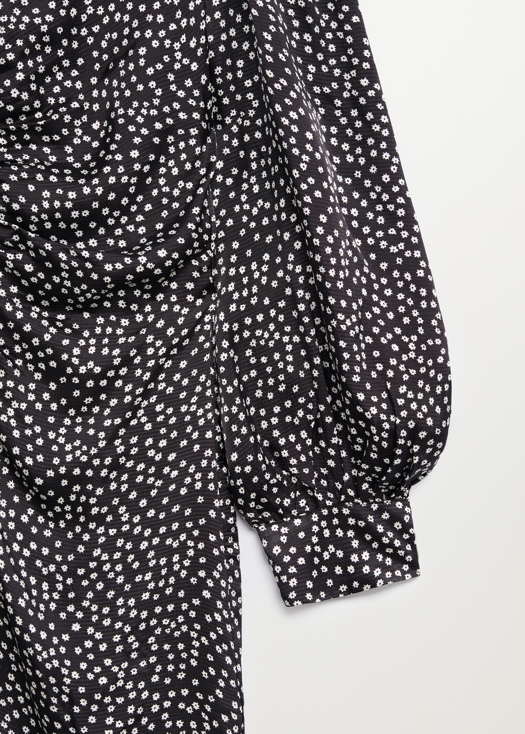 Vestido drapeado estampado - Detalle del artículo 8