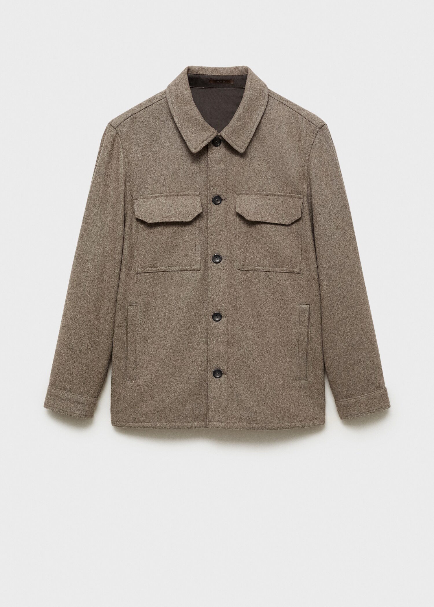 Surchemise laine mélangée flanelle - Article sans modèle